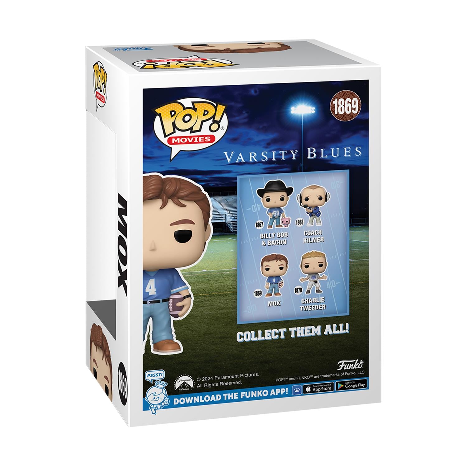 Funko Pop Varsity Blues Mox 1869 Колекционерска Фигура - Sunday Habit
