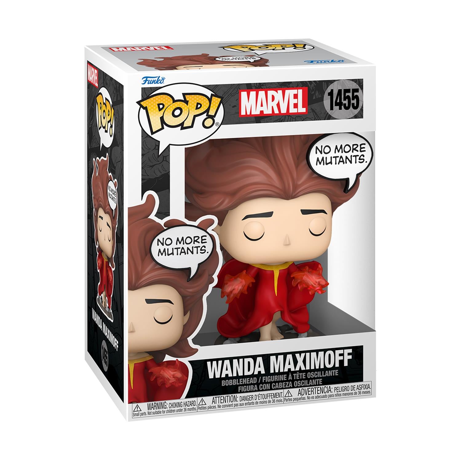 Funko Pop! Comics: Marvel - Wanda Maximoff (No More Mutants) #1455 Bobble-Head Vinyl Figure