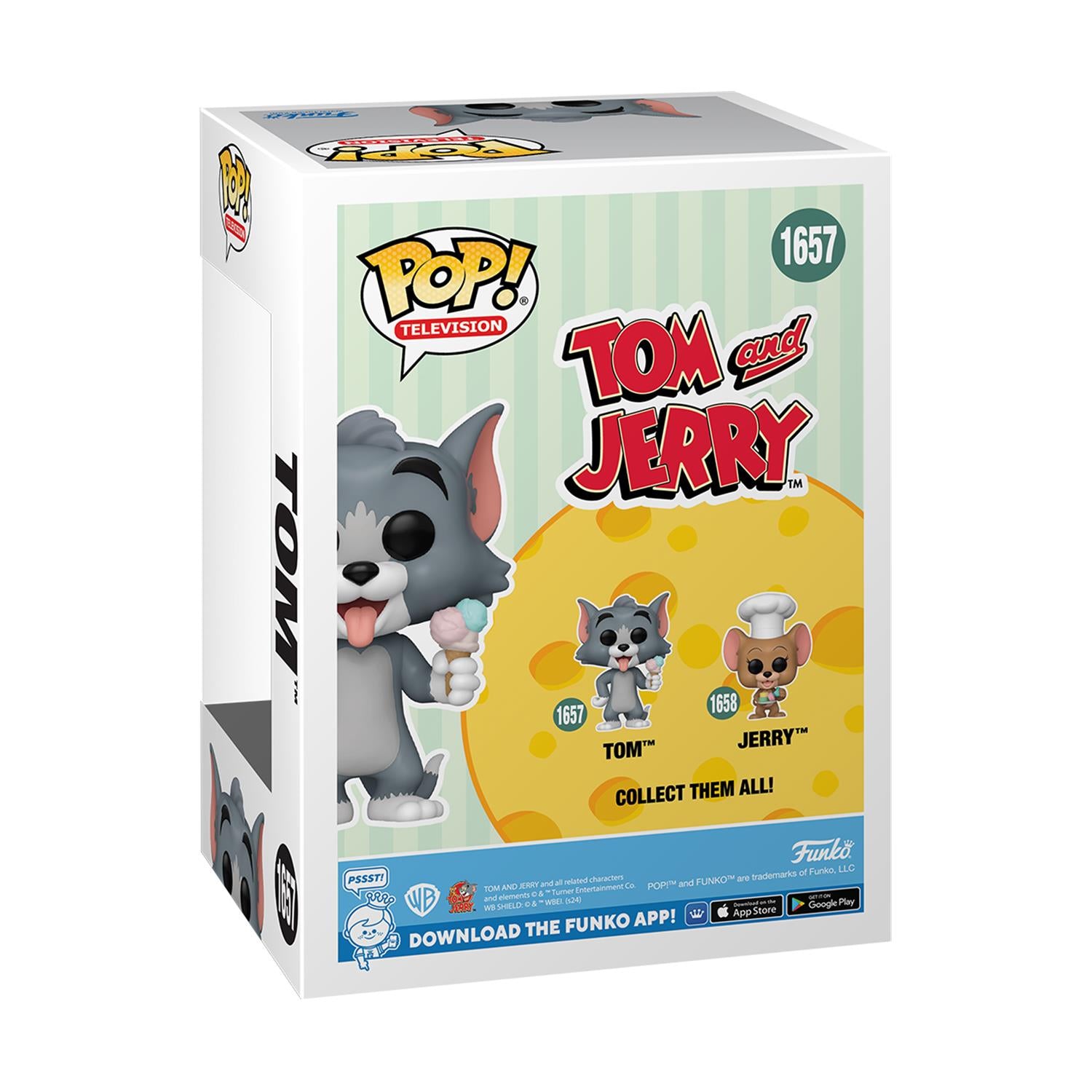 Funko Pop! Television: Tom & Jerry - Tom #1657 Vinyl Figure
