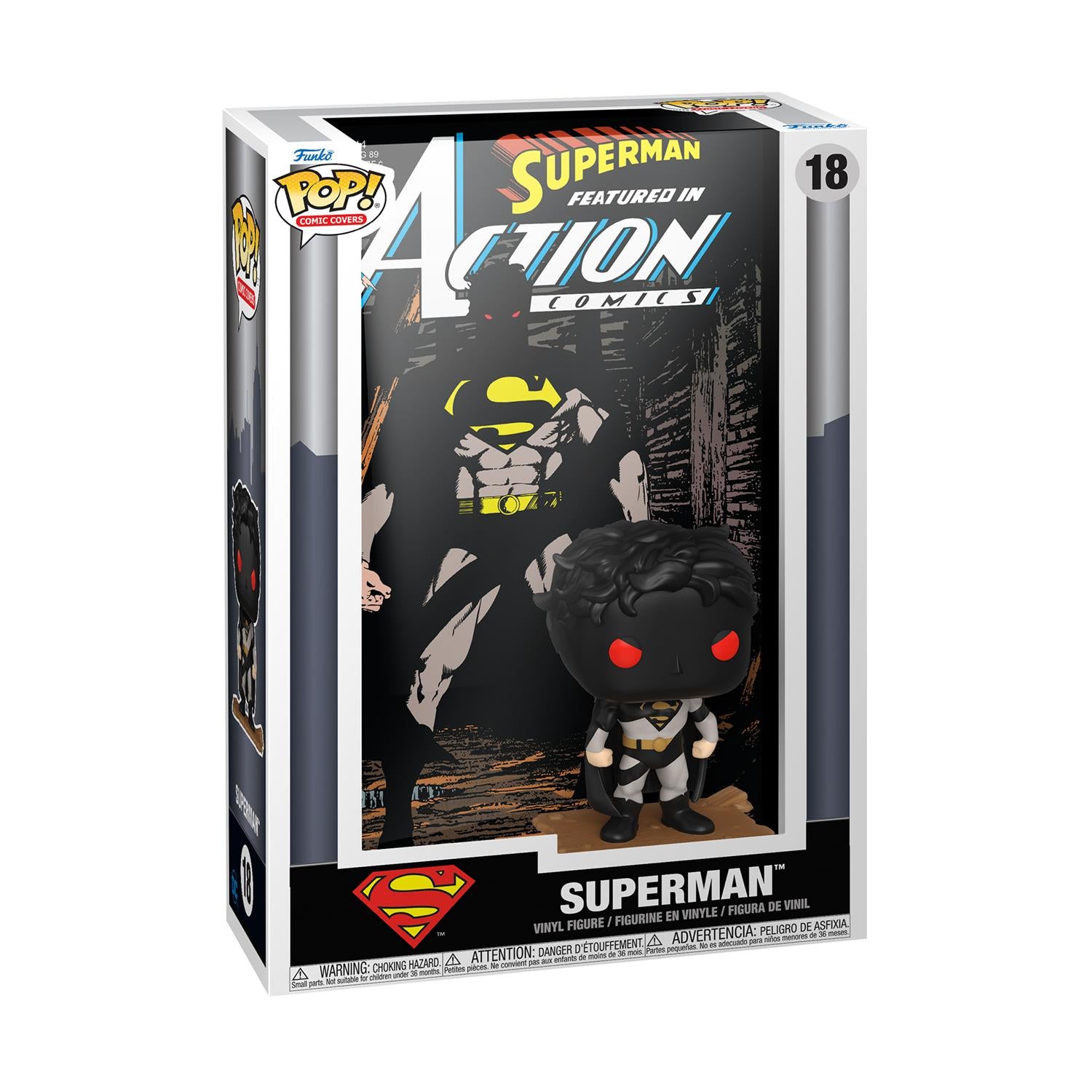 Funko Pop Комик Кавърс DC Супермен Action Comics 18 Винил Фигура - Sunday Habit