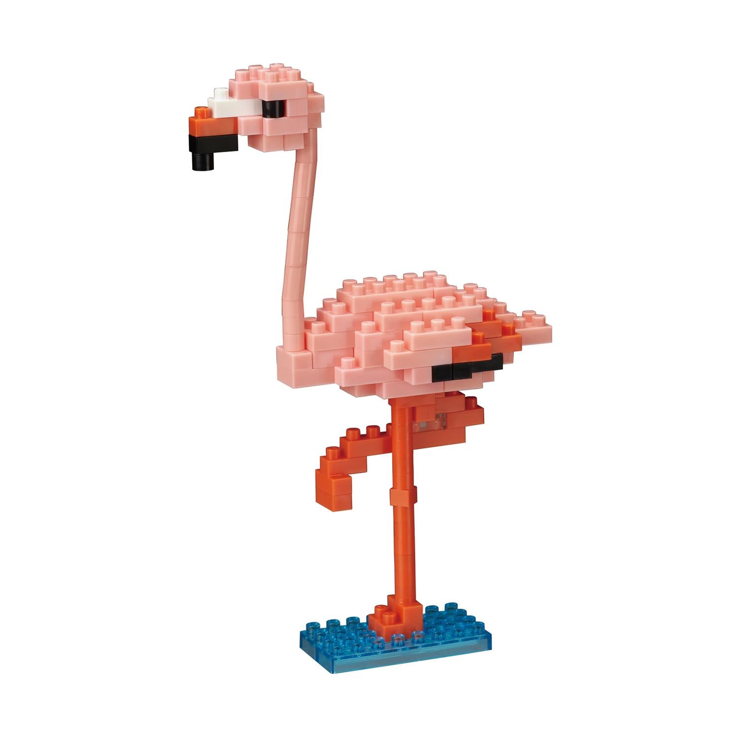 Bandai Namco Nanoblock Животни Розово Фламинго NBC204 - Sunday Habit