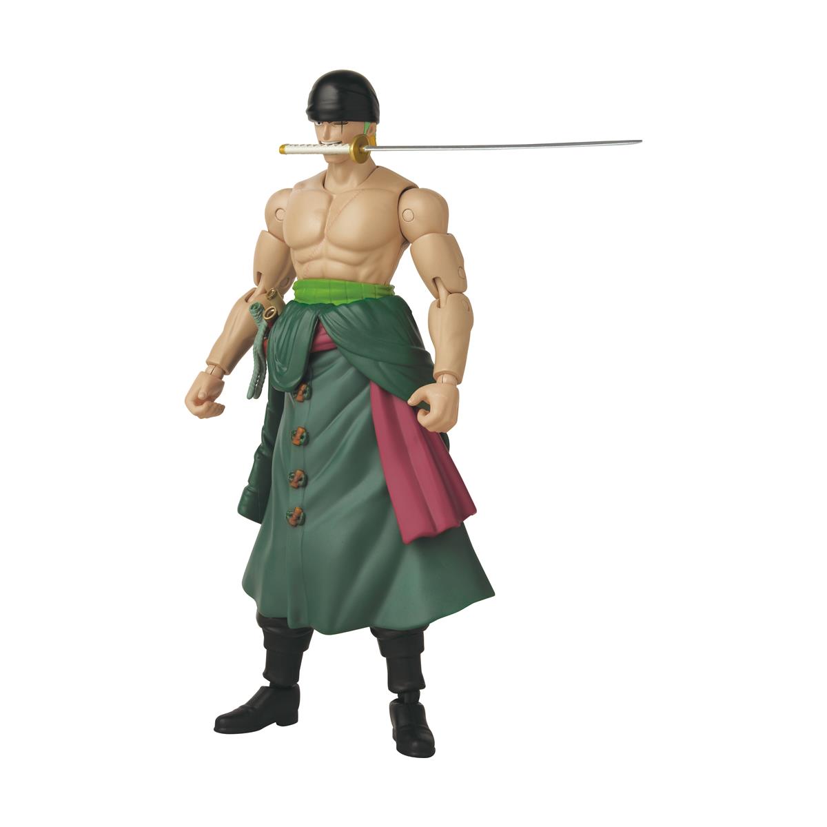 Bandai Anime Heroes: One Piece - Roronoa Zoro Three Sword Style Action Figure (37052)
