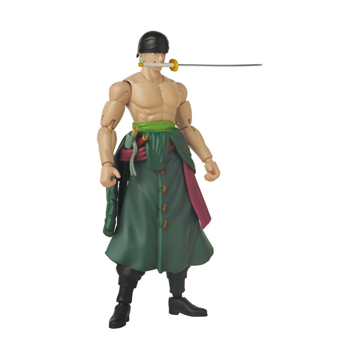 Bandai Anime Heroes: One Piece - Roronoa Zoro Three Sword Style Action Figure (37052)