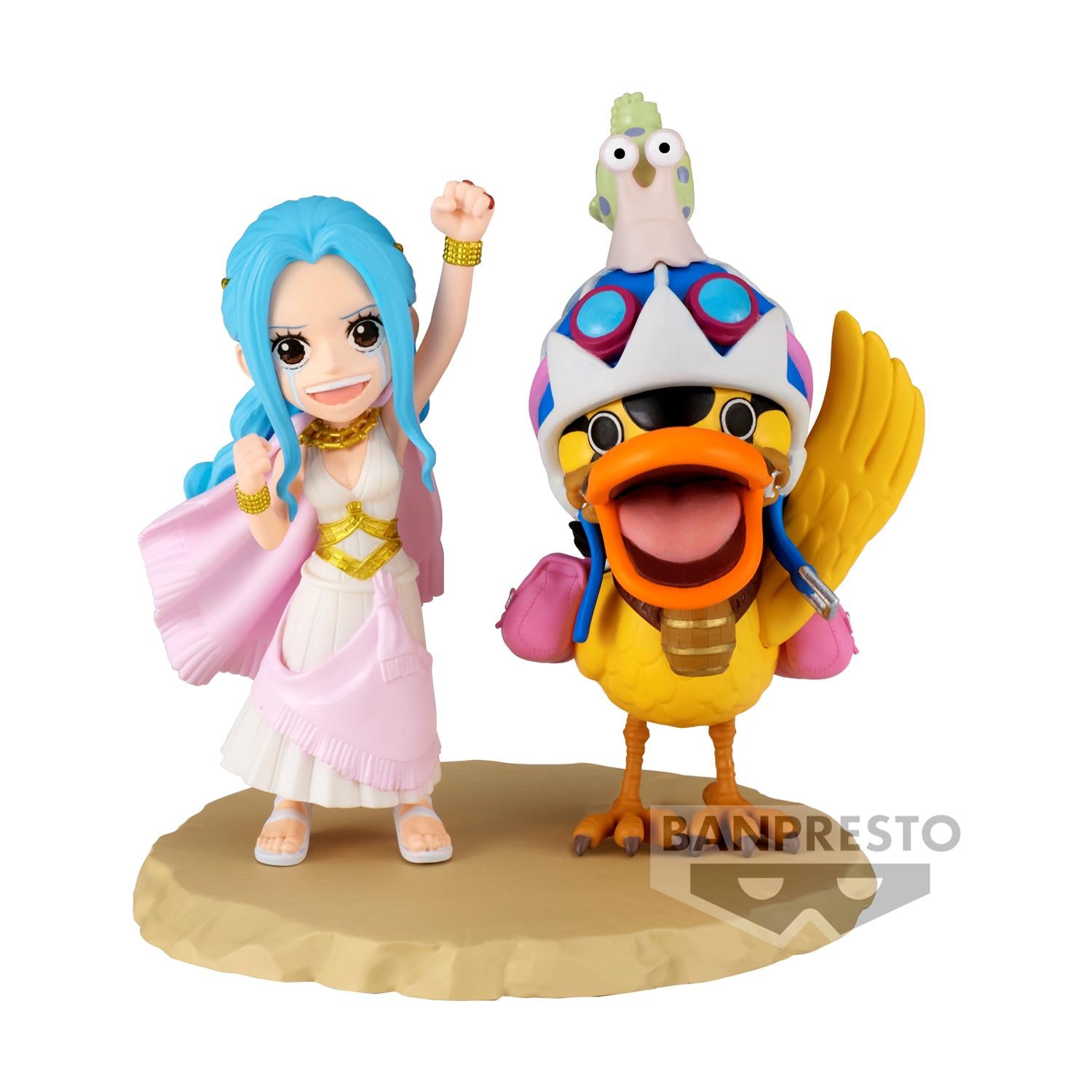 Banpresto WCF Log Stories One Piece Нефелтара Виви и Карао Статуя 7cm - Sunday Habit