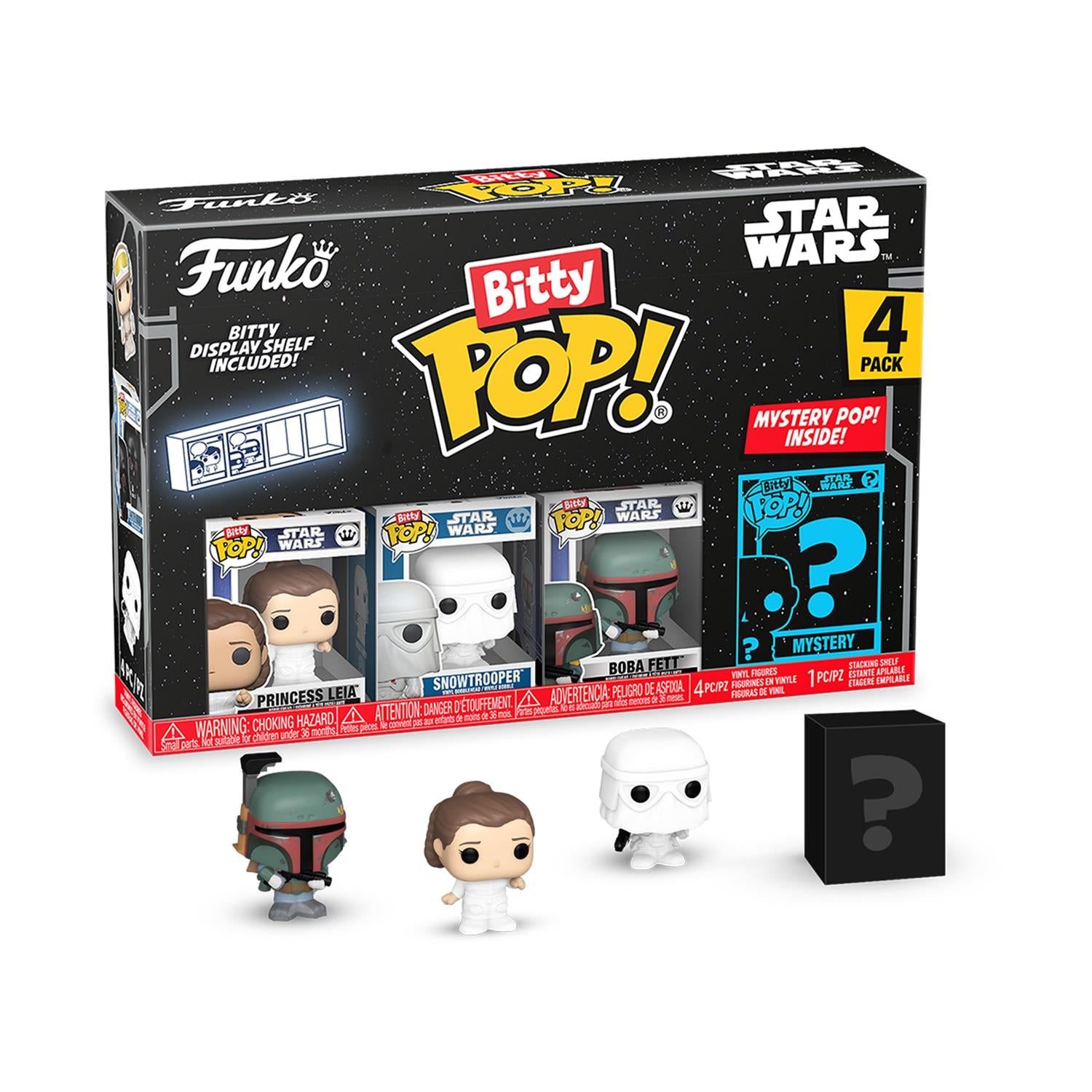 Funko Bitty Pop! 4-Pack Disney: Star Wars - Leia Vinyl Figures - Sunday Habit