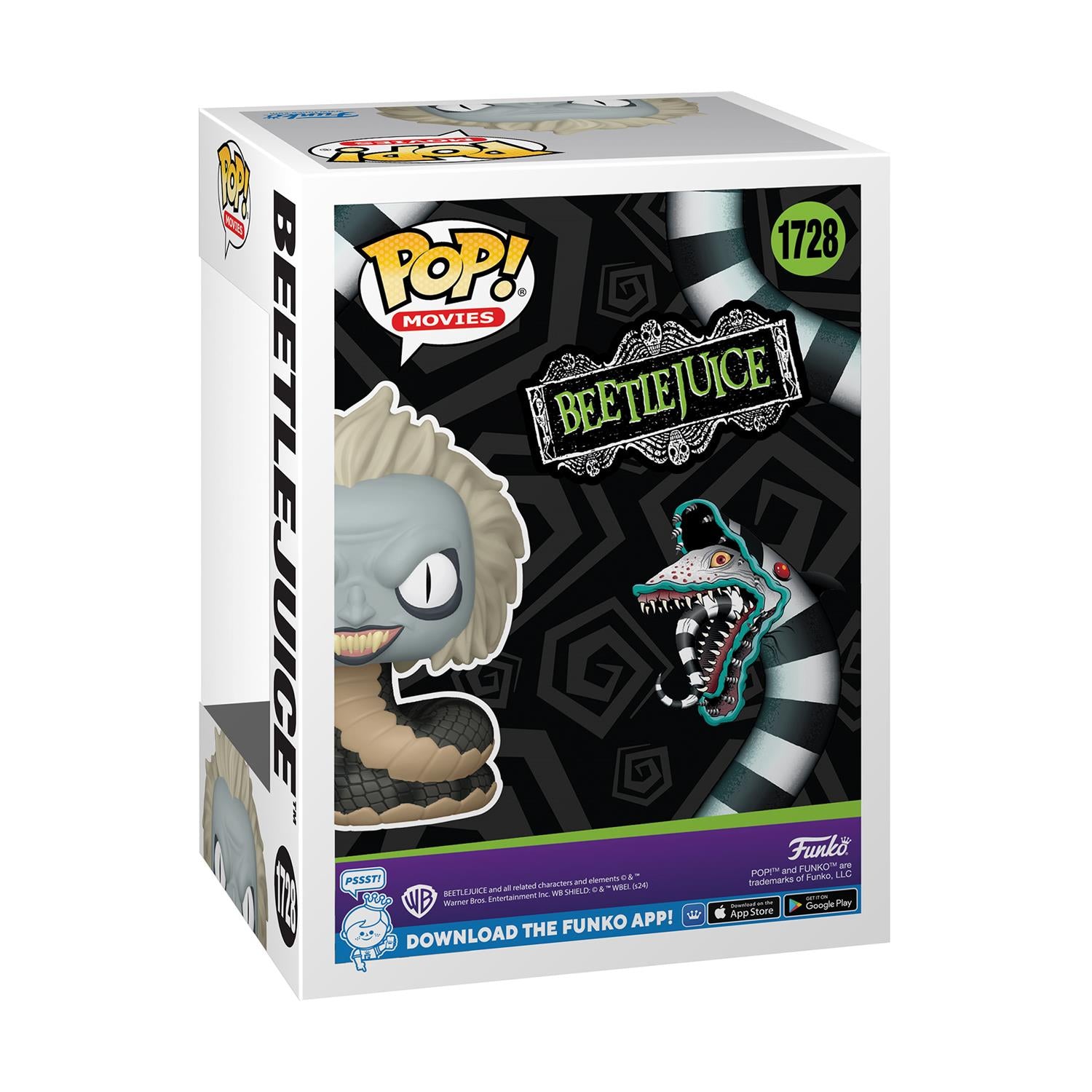 Funko Pop! Movies: Beetlejuice - Beetlejuice (Snake) (Special Edition) #1728 Vinyl Figure