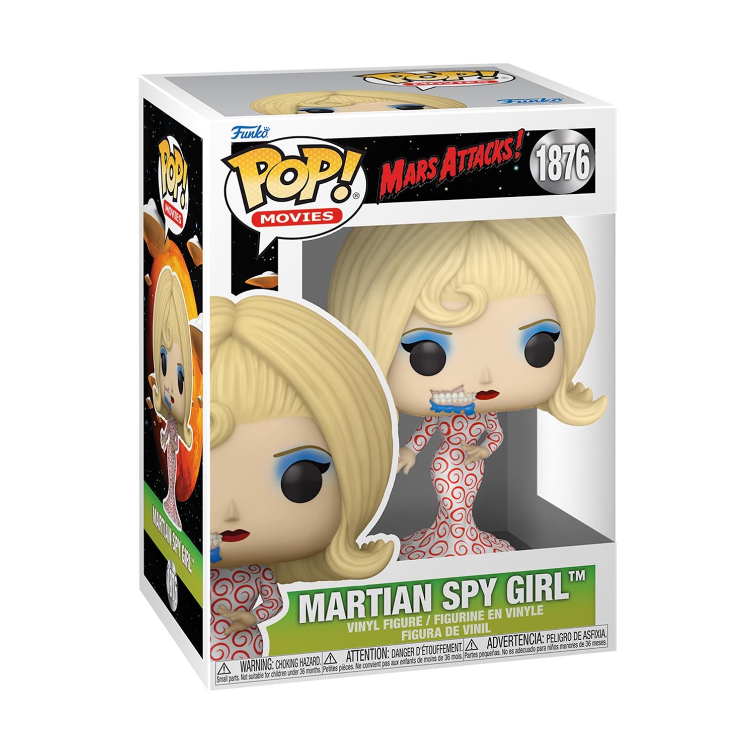 Funko Pop! Movies: Mars Attacks - Martian Spy Girl #1876 Vinyl Figure