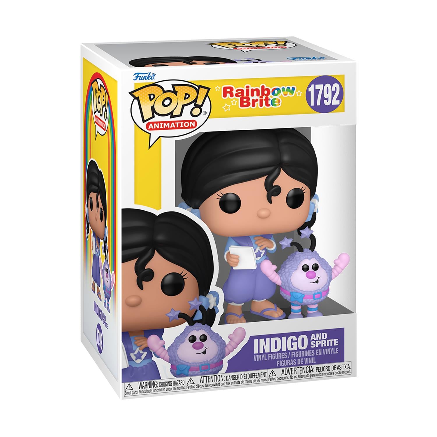 Funko Pop! Animation: Rainbow Brite - Indigo & Sprite #1792 Vinyl Figures Funko Pop! Animation: Rainbow Brite - Indigo & Sprite #1792 Vinyl Figures