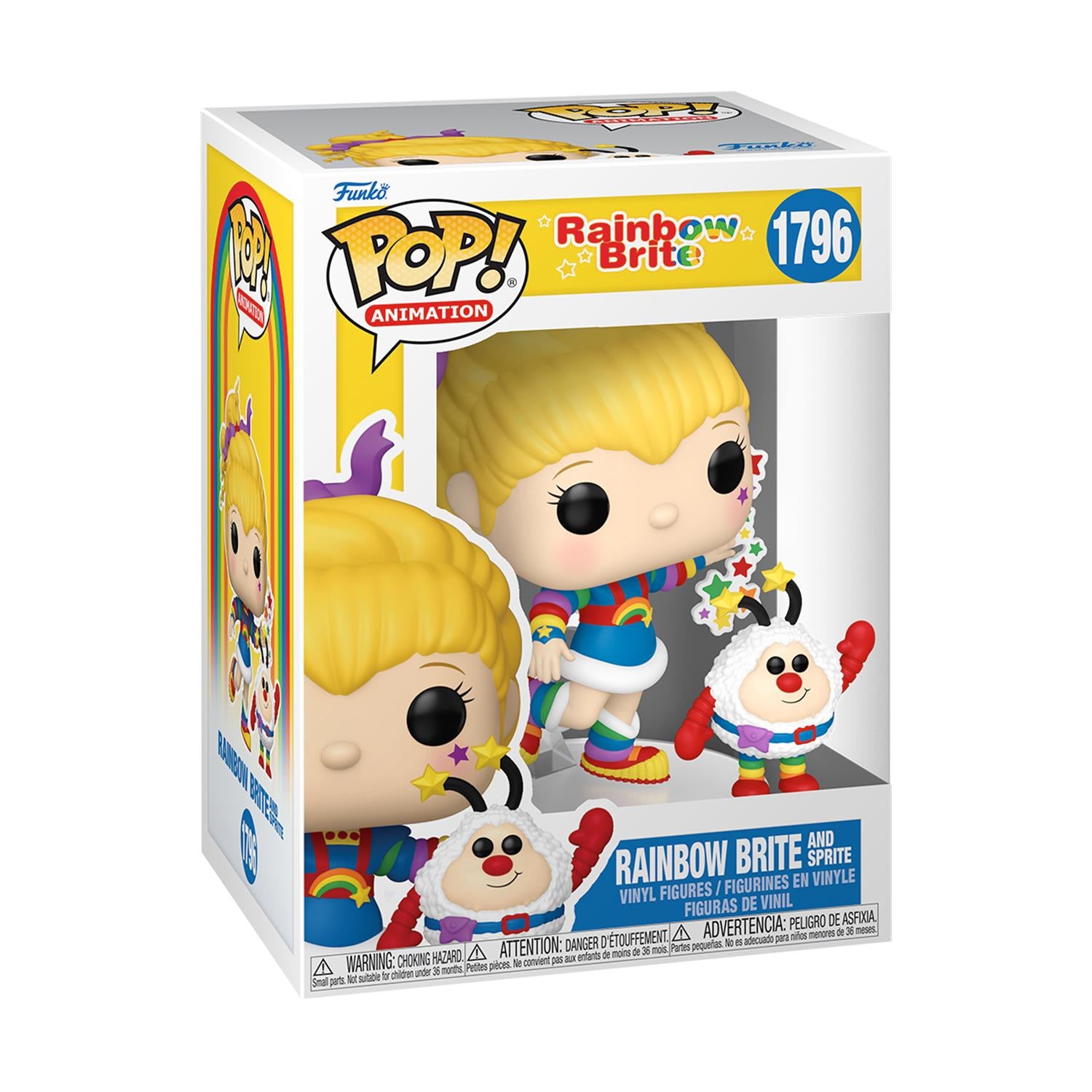 Funko Pop! Animation: Rainbow Brite - Rainbow Brite and Sprite #1796 Vinyl Figures