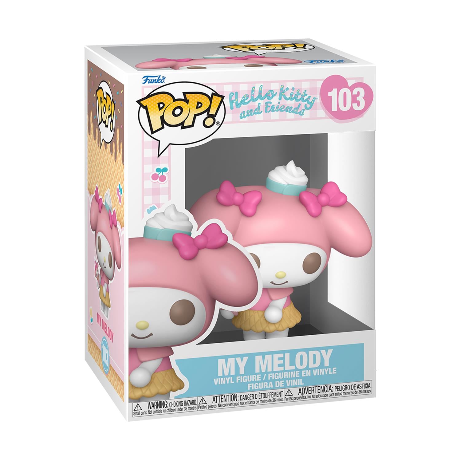 Funko Поп Hello Kitty My Melody Ice Cream Винилен Фигура - Sunday Habit