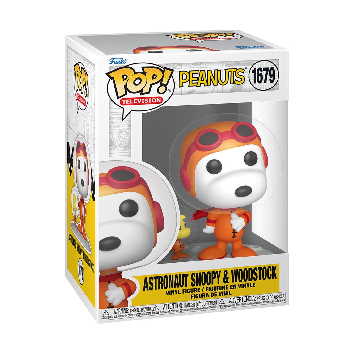 Funko Pop! Television: Peanuts - Astronaut Snoopy & Woodstock #1679 Vinyl Figure