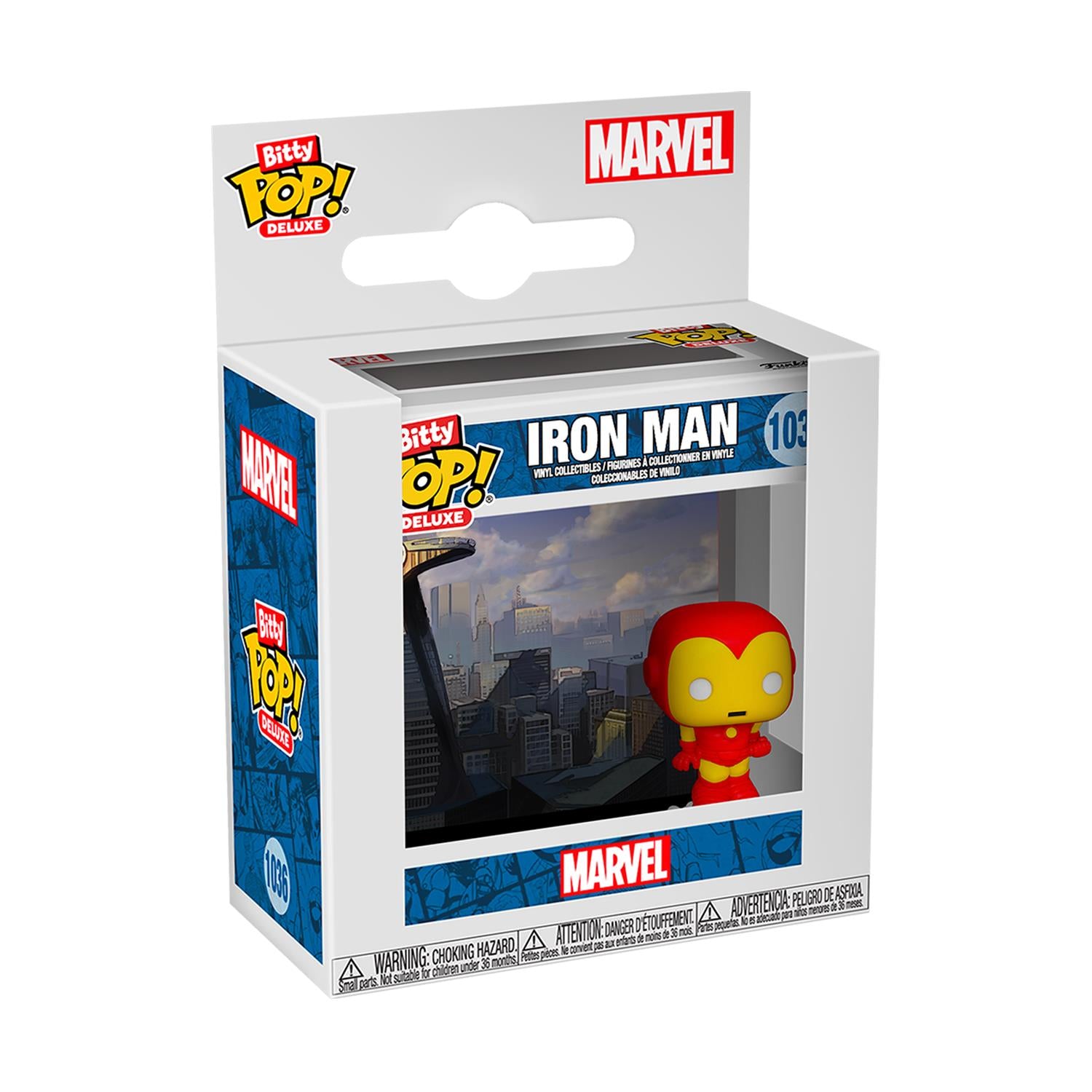 Funko Bitty-Pop!-Deluxe: Marvel - Iron Man (AvengerTower) #1036 Vinyl Figure - Sunday Habit