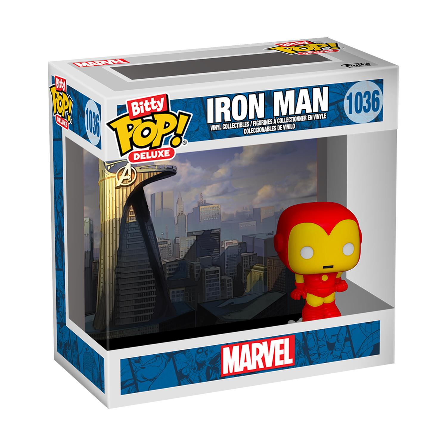 Funko Bitty-Pop!-Deluxe: Marvel - Iron Man (AvengerTower) #1036 Vinyl Figure - Sunday Habit