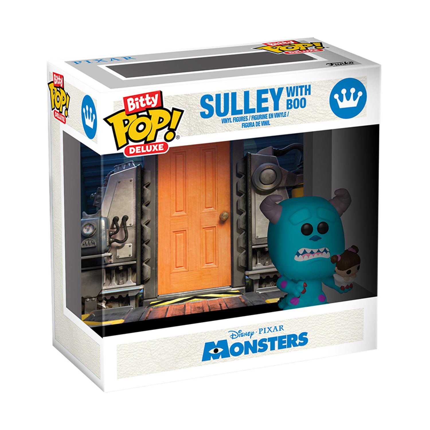 Funko Bitty Pop! Deluxe: Disney Monsters - Sulley with Boo Vinyl Figures - Sunday Habit