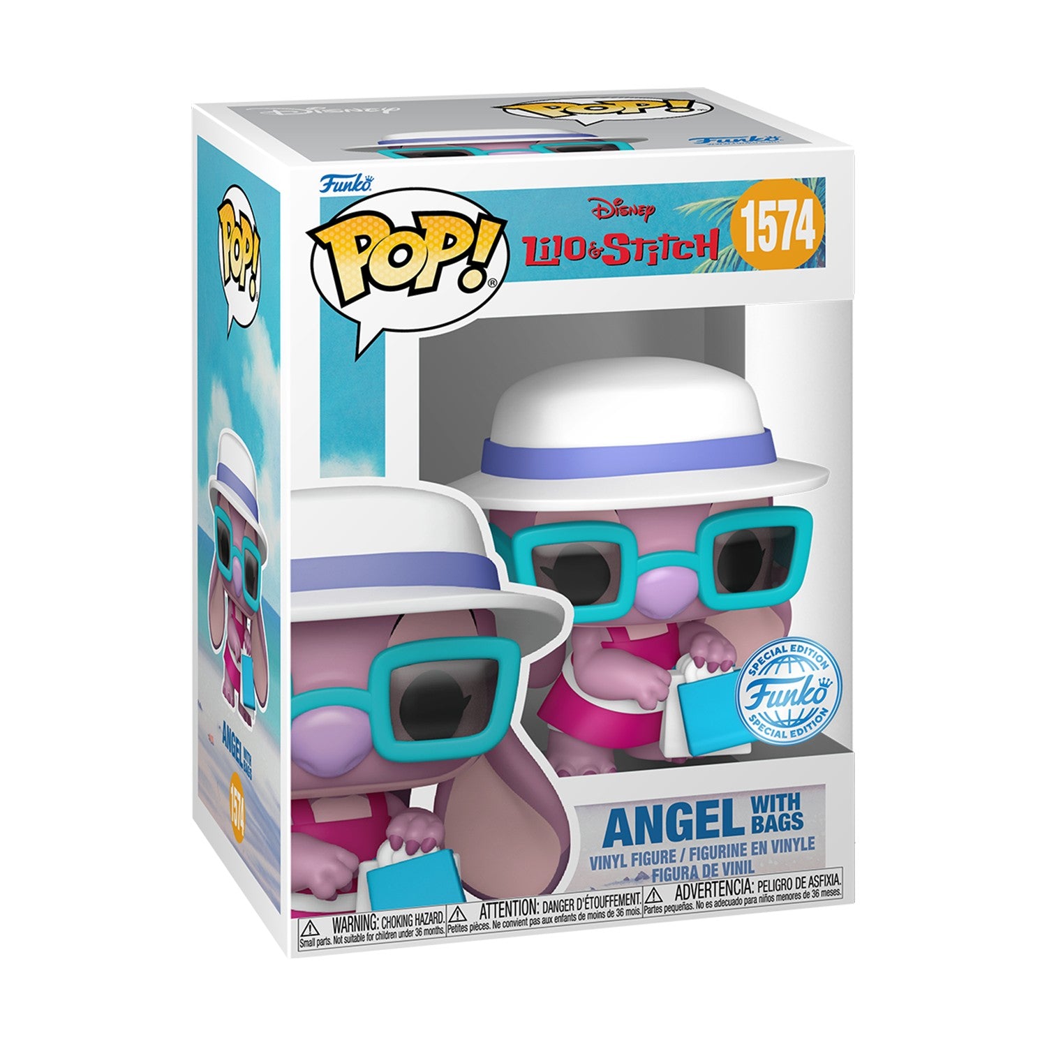 Funko Pop! Disney: Lilo & Stitch - Angel with Bags (Special Edition) #1574 Vinyl Figure