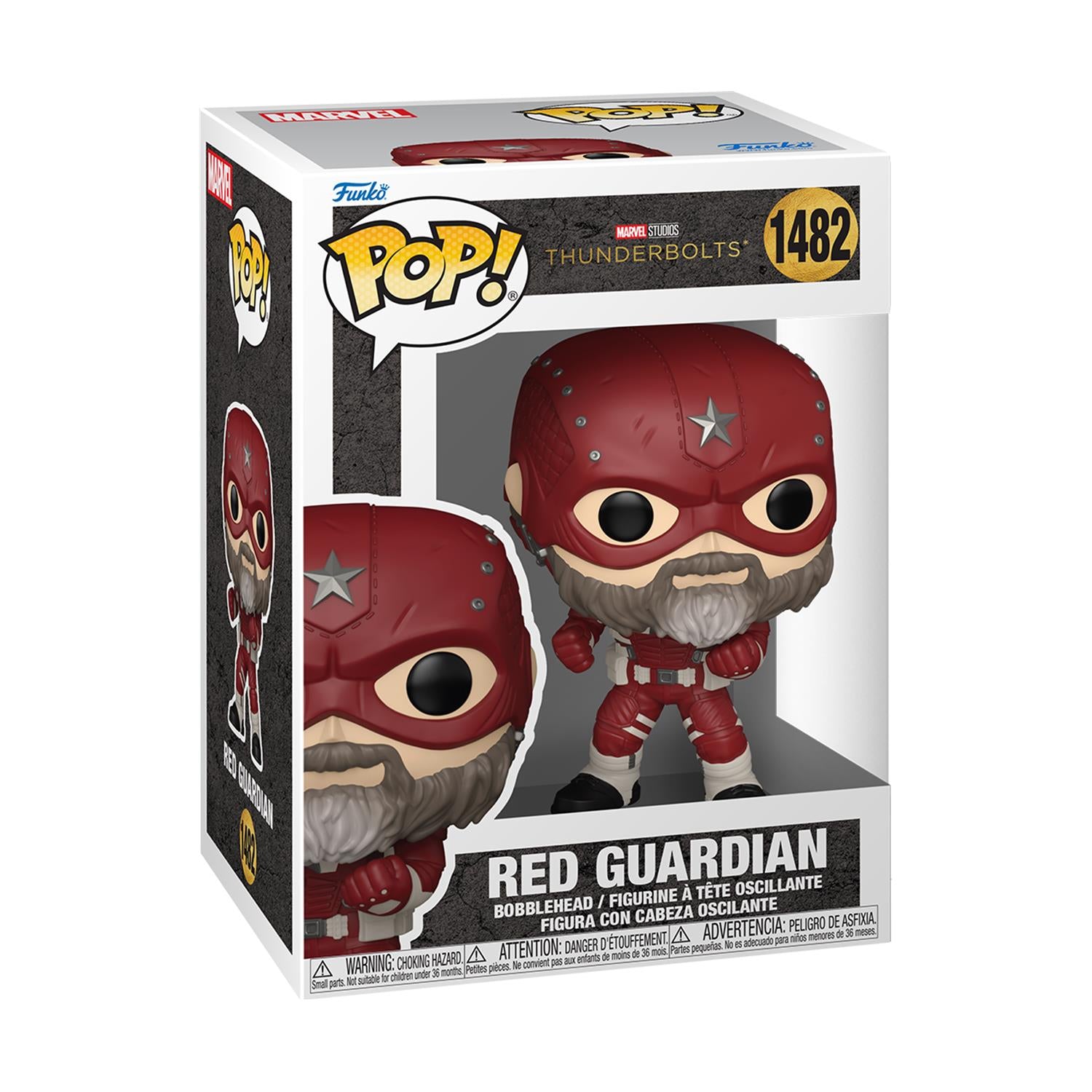 Funko Pop! Marvel: Thunderbolts - Red Guardian #1482 Bobble-Head Vinyl Figure