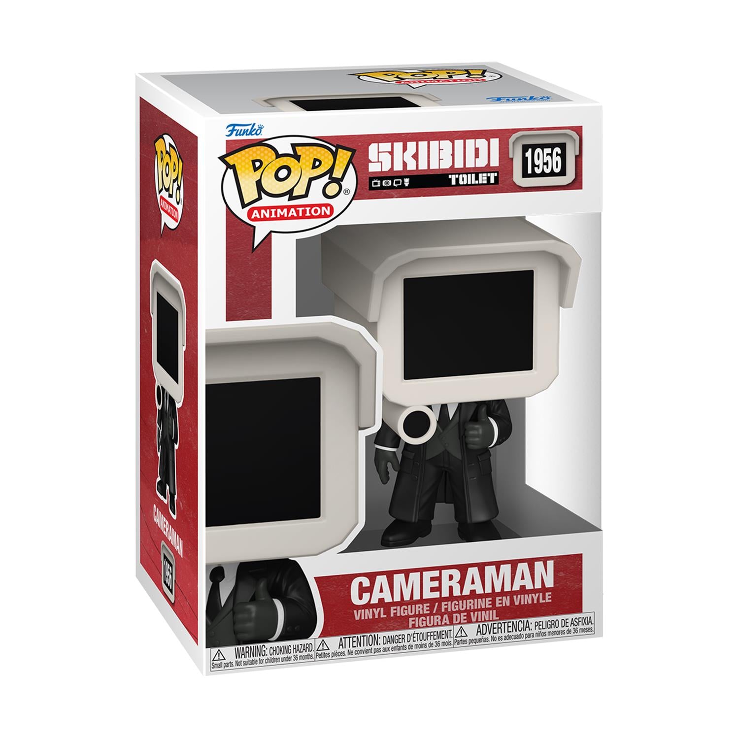 Funko Pop! Animation: Skibidi Toilet - Cameraman #1956 Vinyl Figure Funko Pop! Animation: Skibidi Toilet - Cameraman #1956 Vinyl Figure