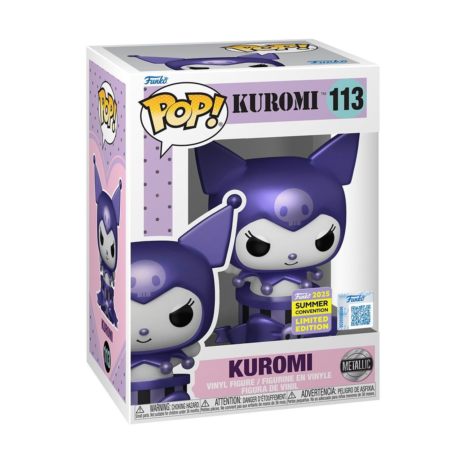 Funko Pop! Sanrio: Hello Kitty - Kuromi Gift Metallic (Convnention Special Edition) #113 Vinyl Figure - Sunday Habit
