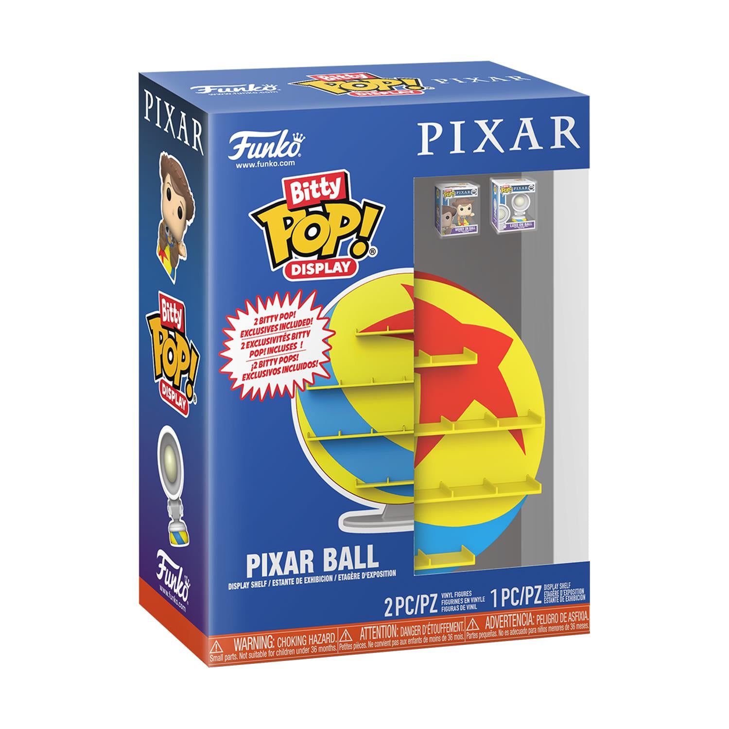 Funko Bitty Pop! Display: Pixar - Pixar Ball Vinyl Figures
