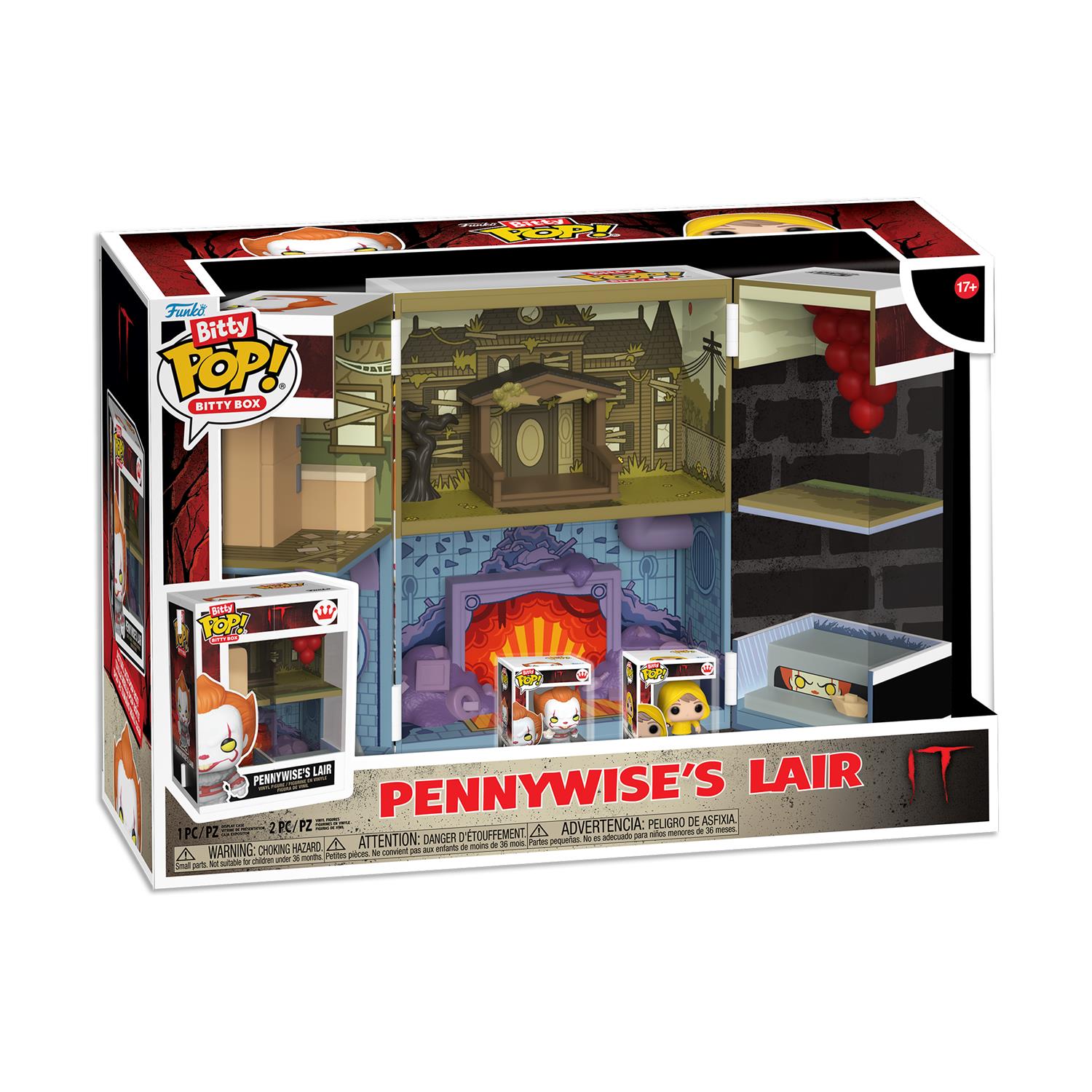 Funko Bitty Pop! Box: IT - Pennywise's Lair Vinyl Figures