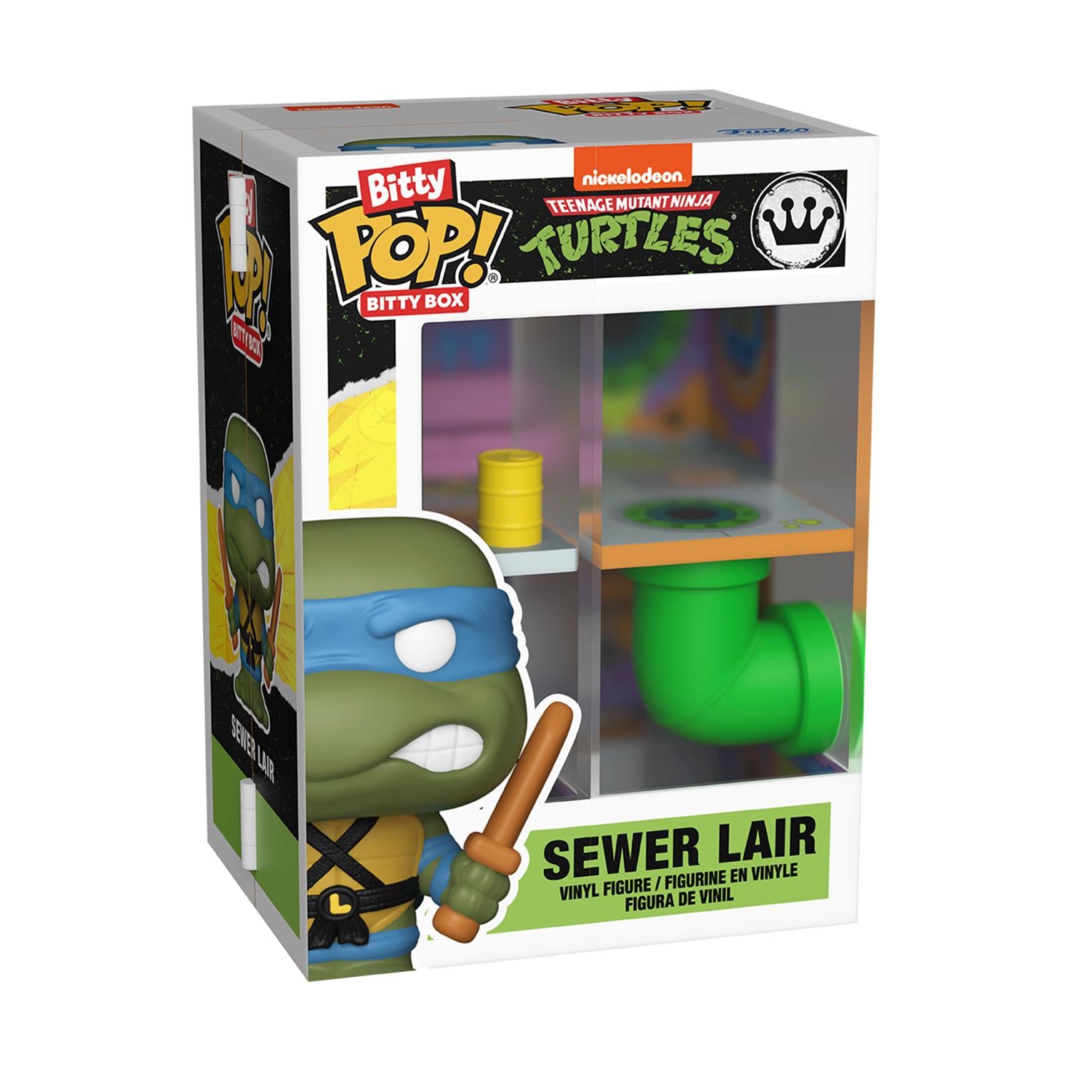 Funko Bitty Pop! Box: Teenage Mutant Ninja Turtles - Sewer Lair Vinyl Figures