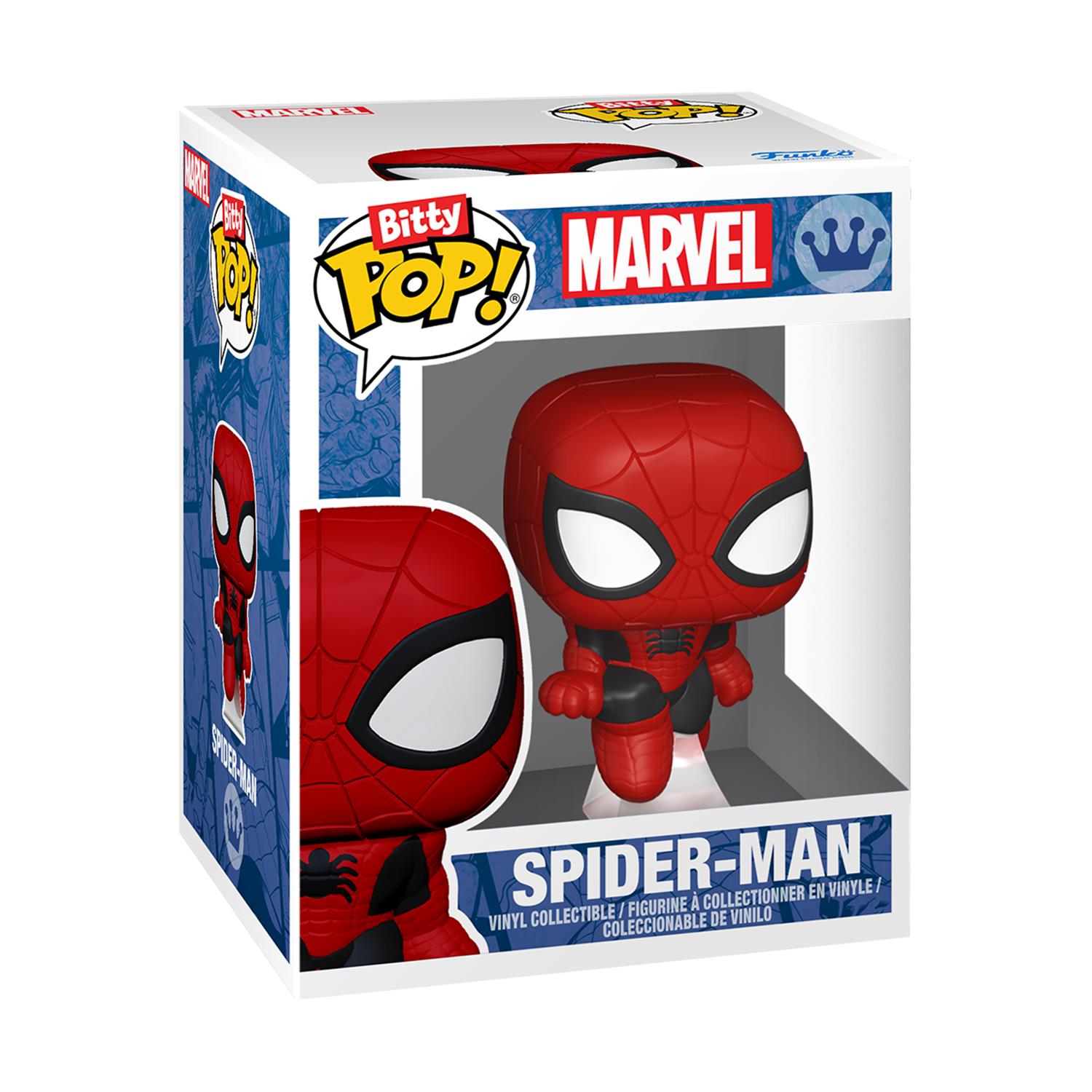 Funko Bitty Pop! 4-Pack: Spider-Man - Spider-Man, Green Goblin, J. Jonah Jameson, Spiderman Symbiote Suit Vinyl Figures