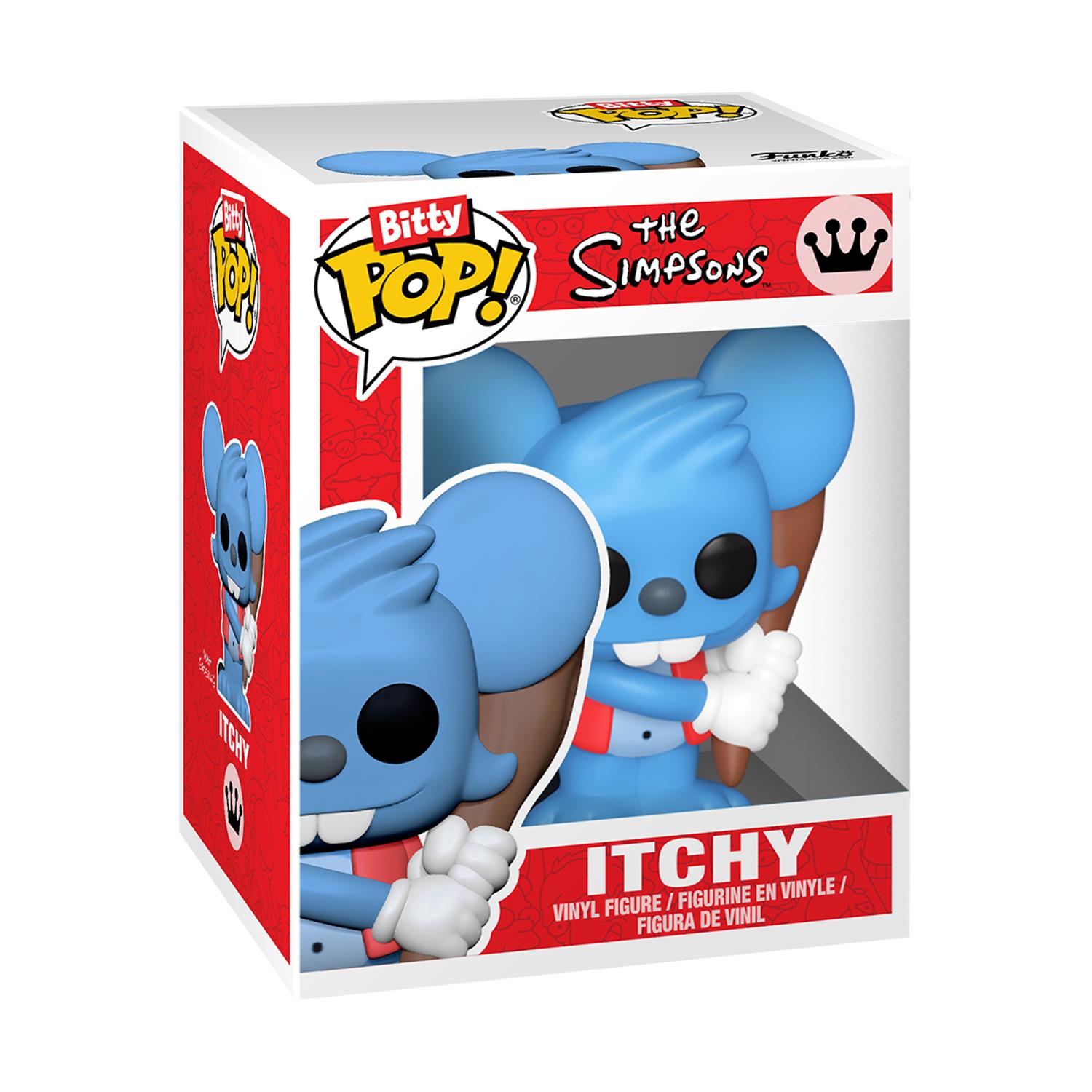 Funko Bitty Pop! 4-Pack: The Simpsons - Itchy, Marge Simpson, Moe Szyslak, Chief Wiggum Vinyl Figures