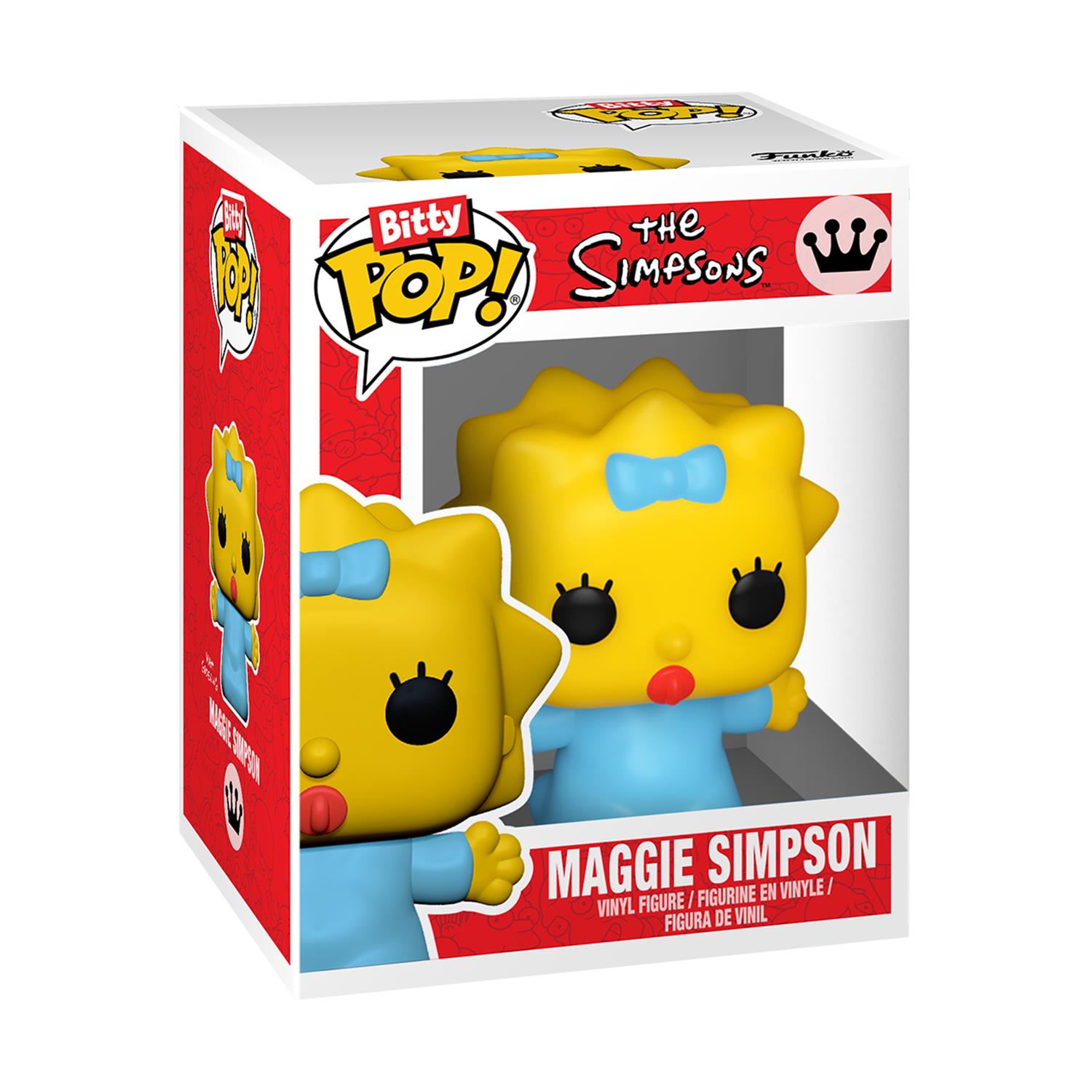 Funko Bitty Pop! 4-Pack: The Simpsons - Maggie Simpson, Homer Simpson, Barney Gumble, Bartman Vinyl Figures