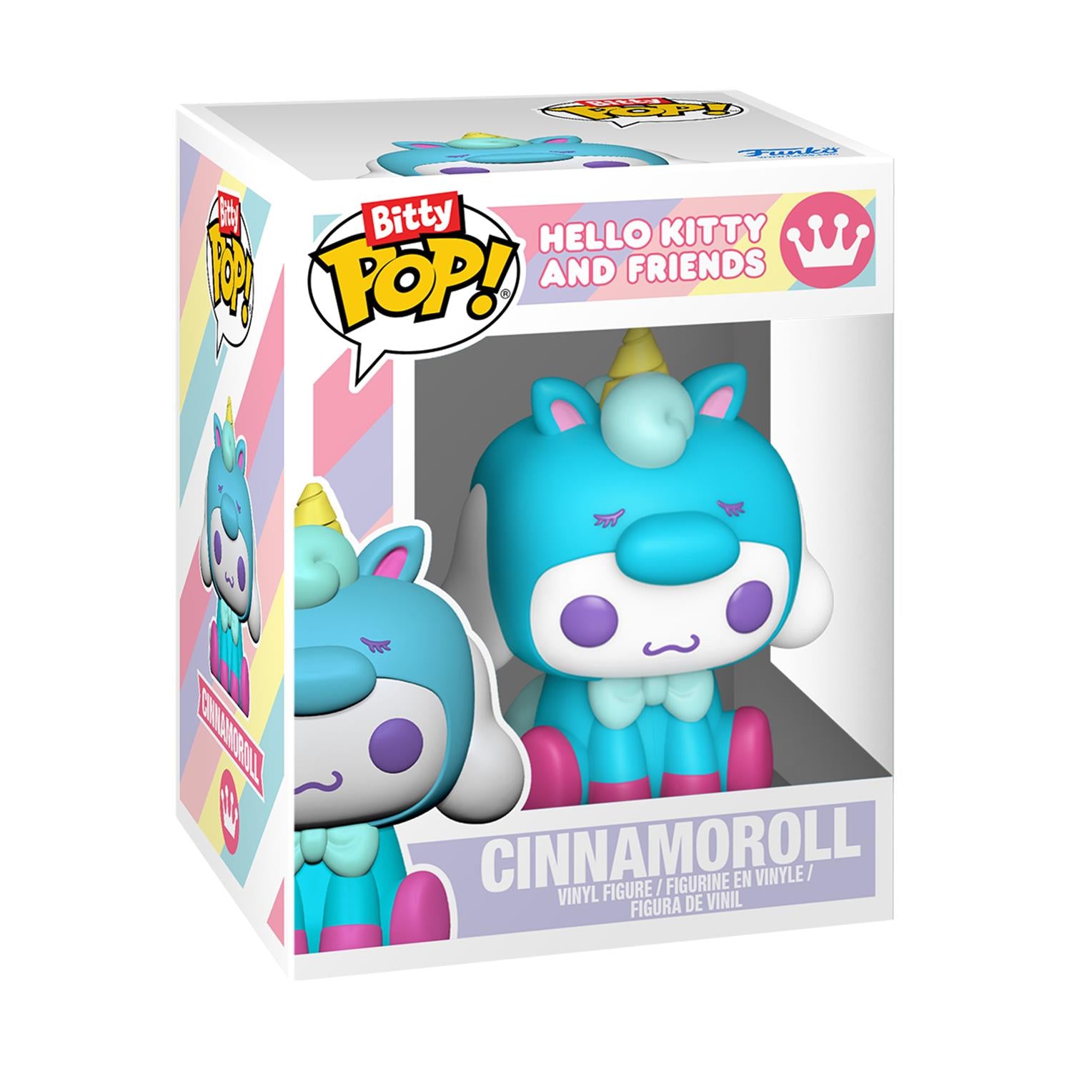Funko Bitty Pop! 4-Pack: Hello Kitty and Friends - Hello Kitty (Classic), Cinnamoroll, Pompompurin, Chase Figure Vinyl Figures