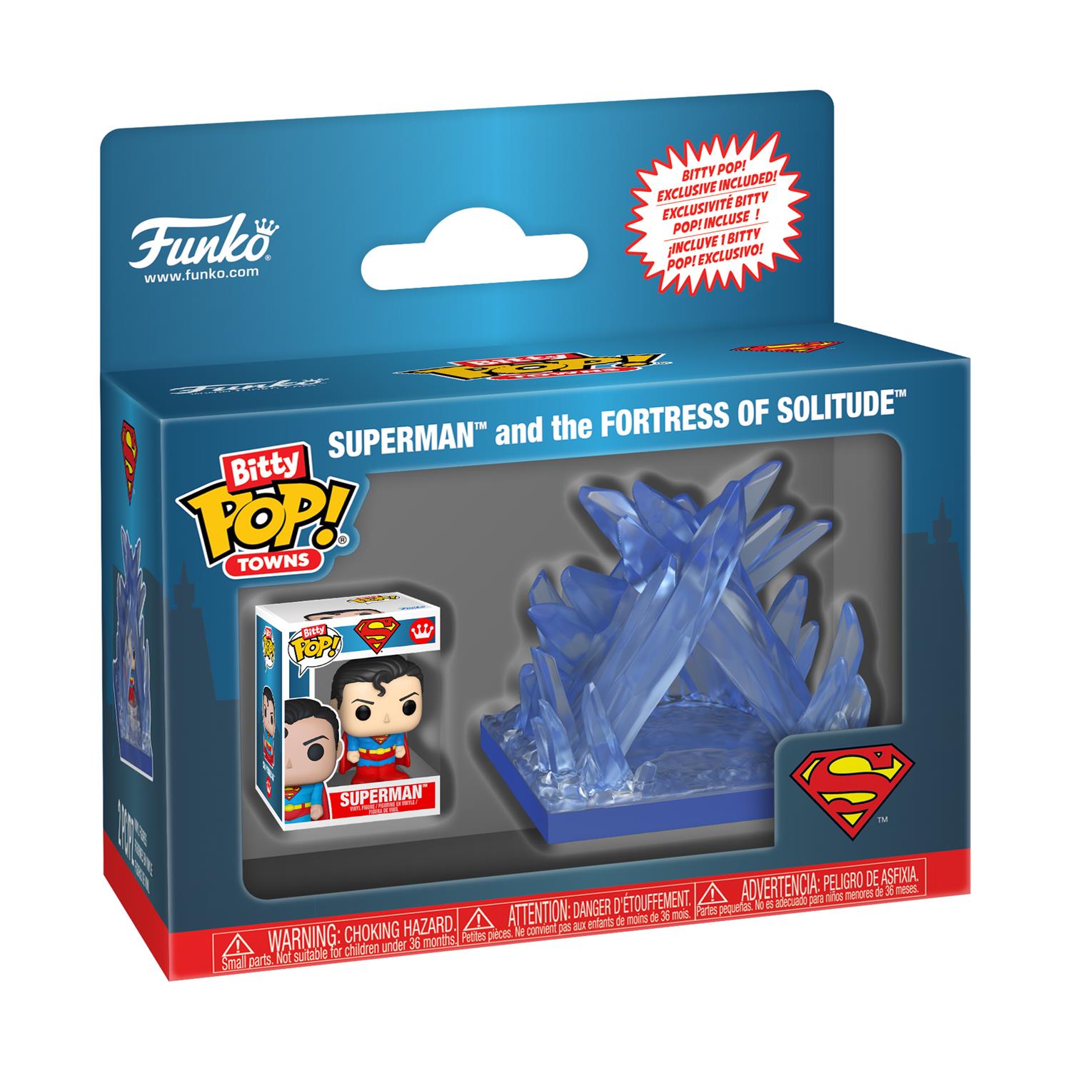 Funko Bitty Pop Towns DC Superman Fortress of Solitude Фигура - Sunday Habit