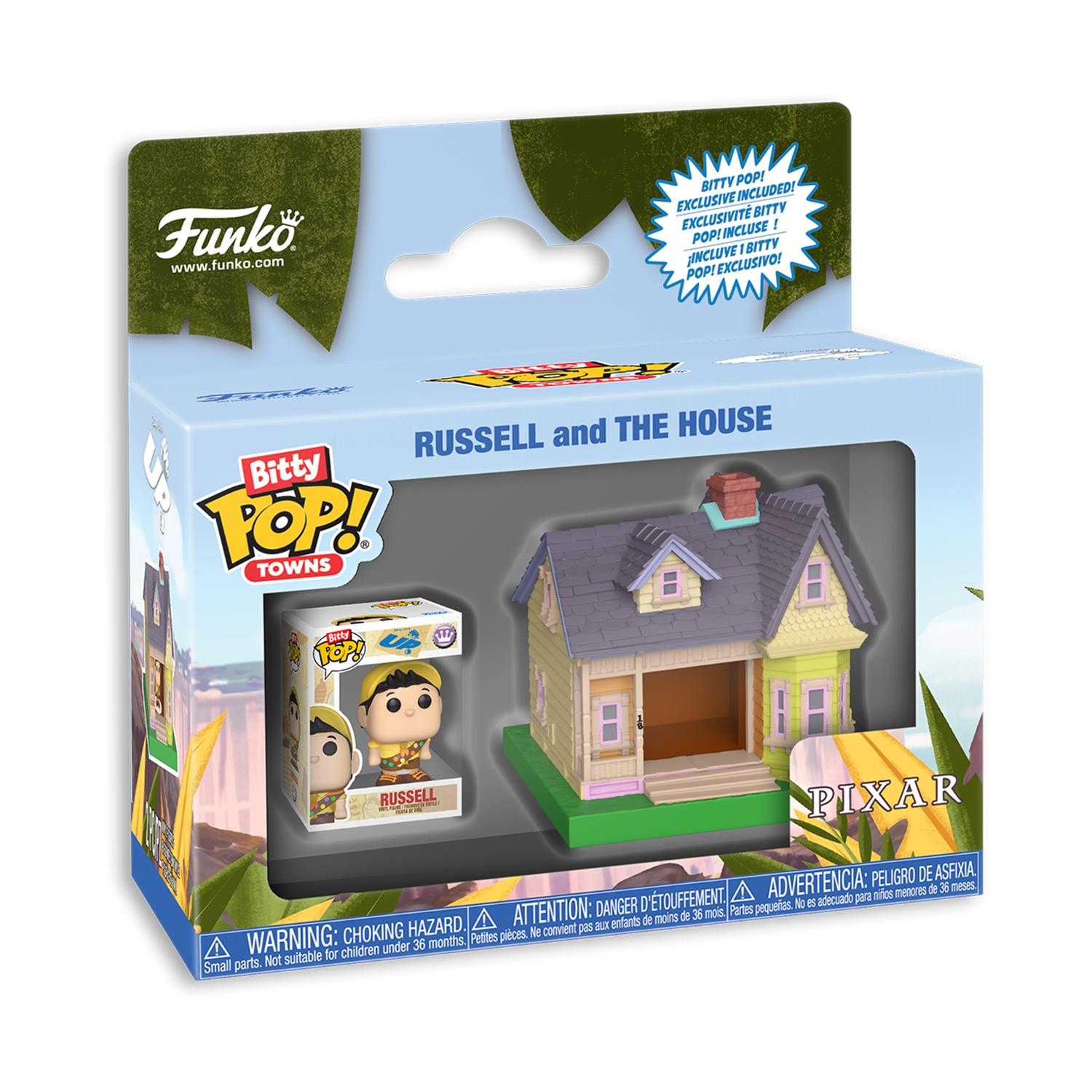 Funko Bitty Pop! Towns Pixar: Up - Russell and The House Vinyl Figures