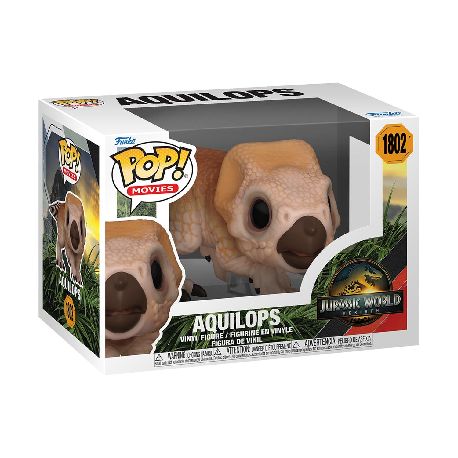 Funko Pop! Movies: Jurassic World: Rebirth - Aquilops #1802 Vinyl Figure