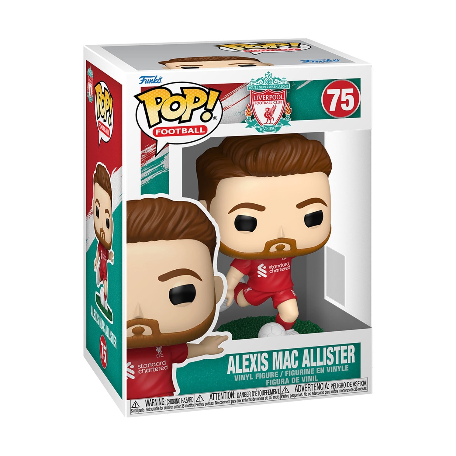 Funko Pop! Football: Liverpool - Alexis Mac Allister #75 Vinyl Figure