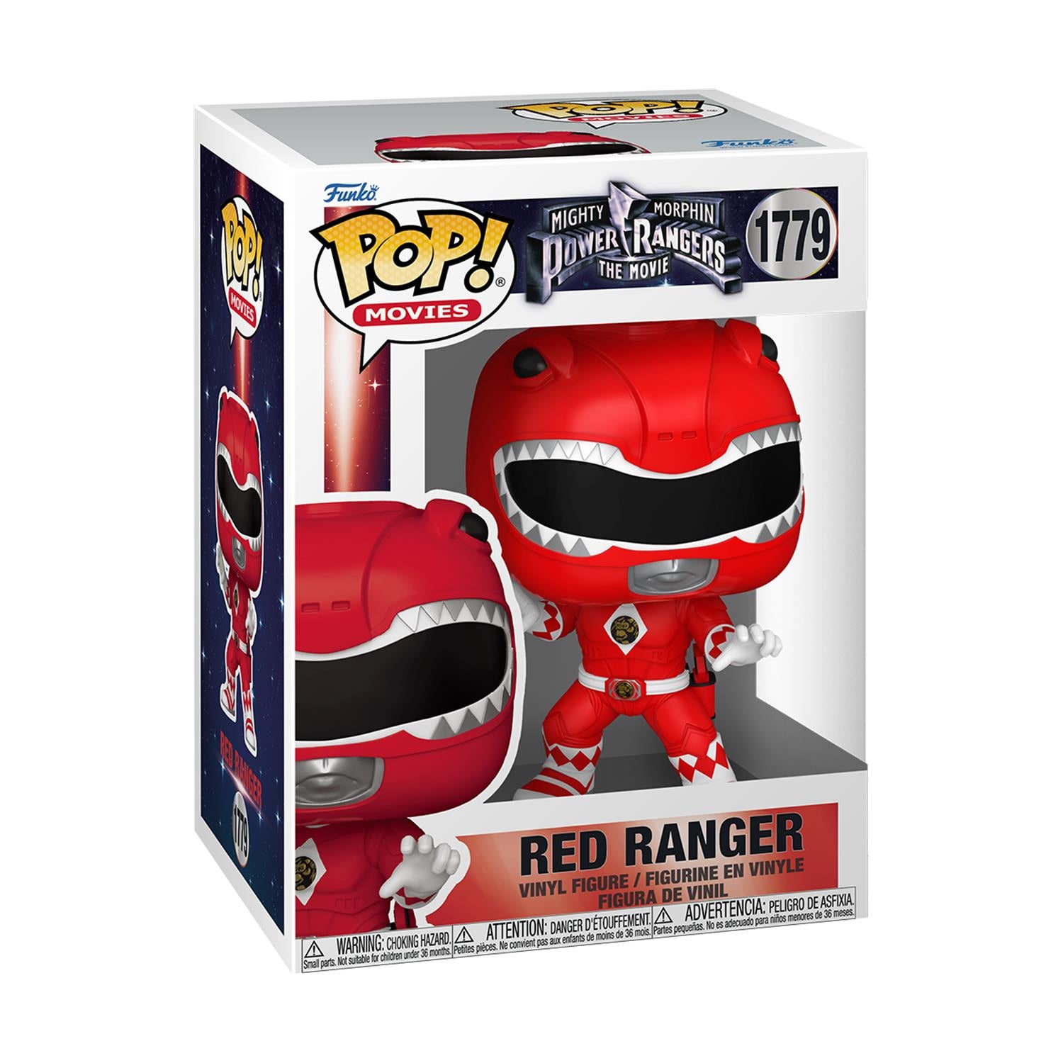 Funko Pop! Movies: Mighty Morphin Power Rangers The Movie - Red Ranger #1779 Vinyl Figure