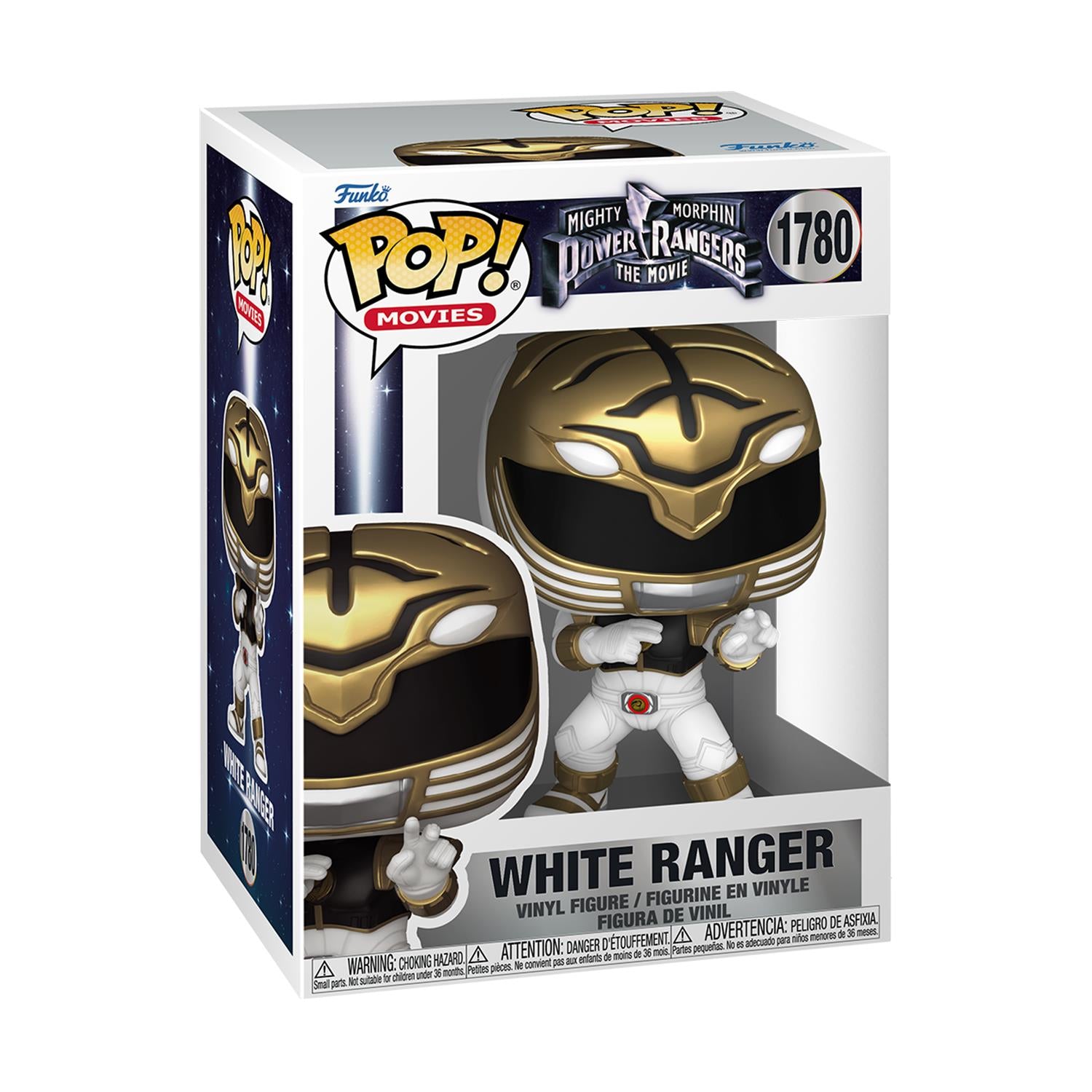 Funko Pop! Movies: Mighty Morphin Power Rangers The Movie - White Ranger #1780 Vinyl Figure