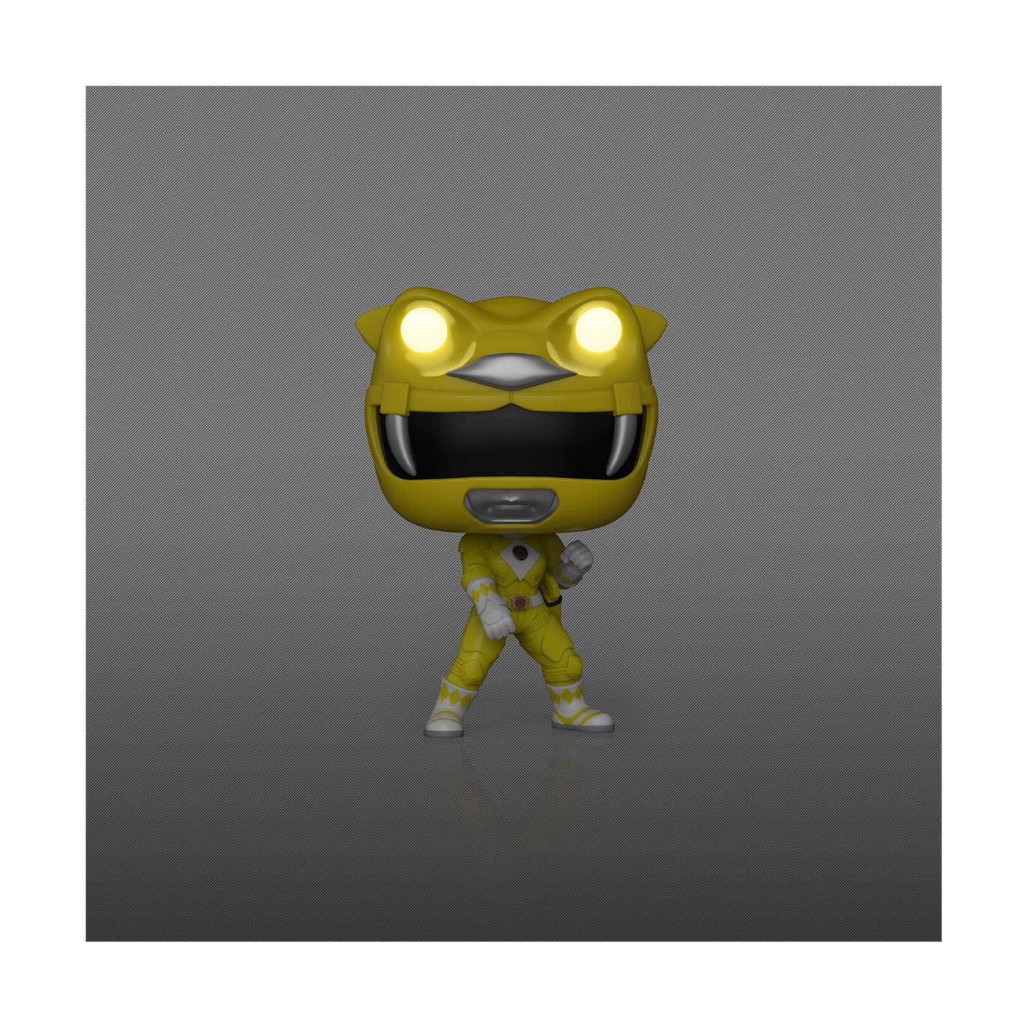 Funko Pop! Movies: Mighty Morphin Power Rangers The Movie - Yellow Ranger (Glows in The Dark) #1781 Vinyl Figure