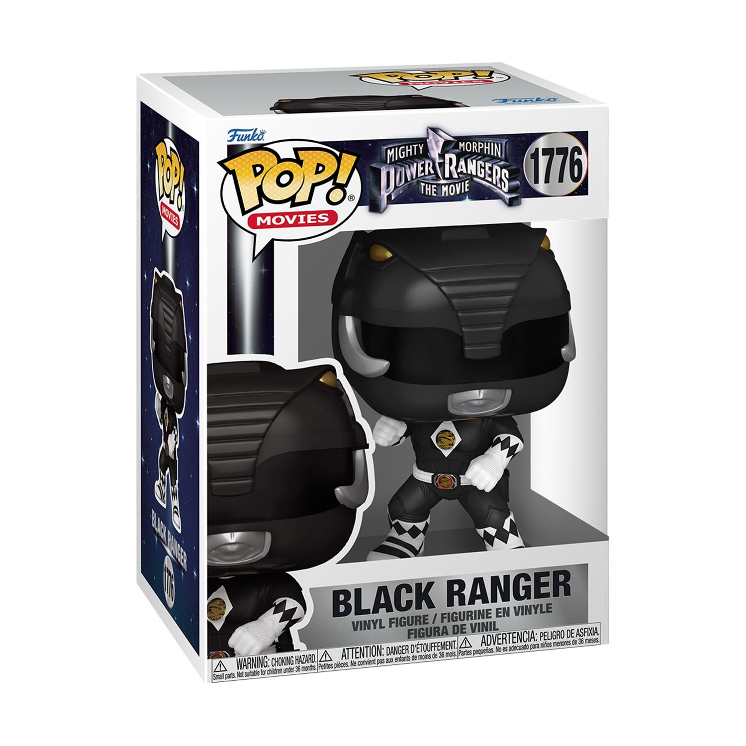 Funko Pop! Movies: Mighty Morphin Power Rangers The Movie - Black Ranger #1776 Vinyl Figure