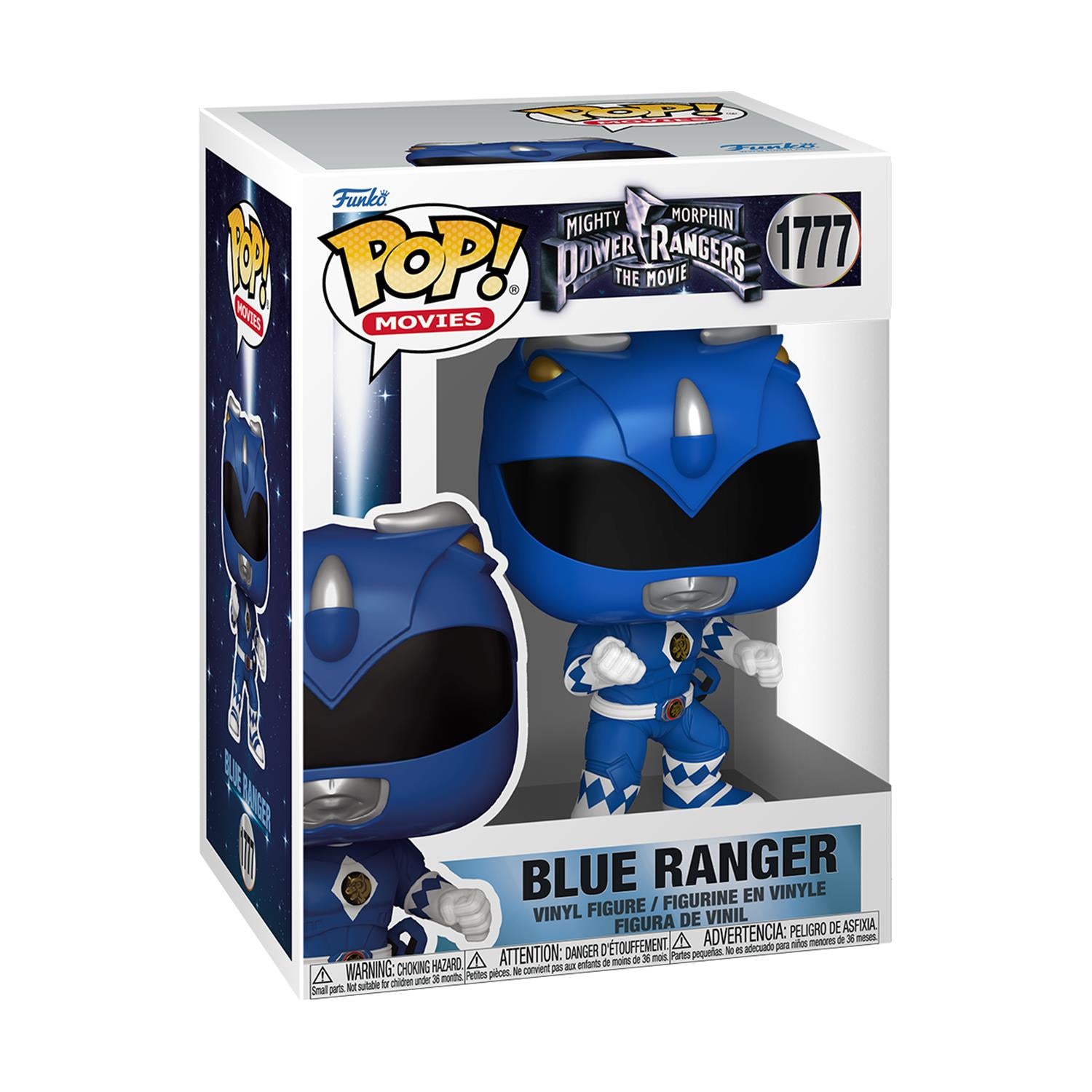 Funko Pop! Movies: Mighty Morphin Power Rangers The Movie - Blue Ranger #1777 Vinyl Figure