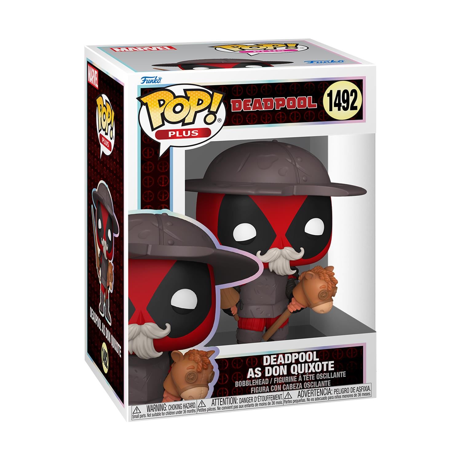 Funko Pop! Plus Marvel: Deadpool - Deadpool as Don Quixote #1492 Bobble-Head Vinyl Figure