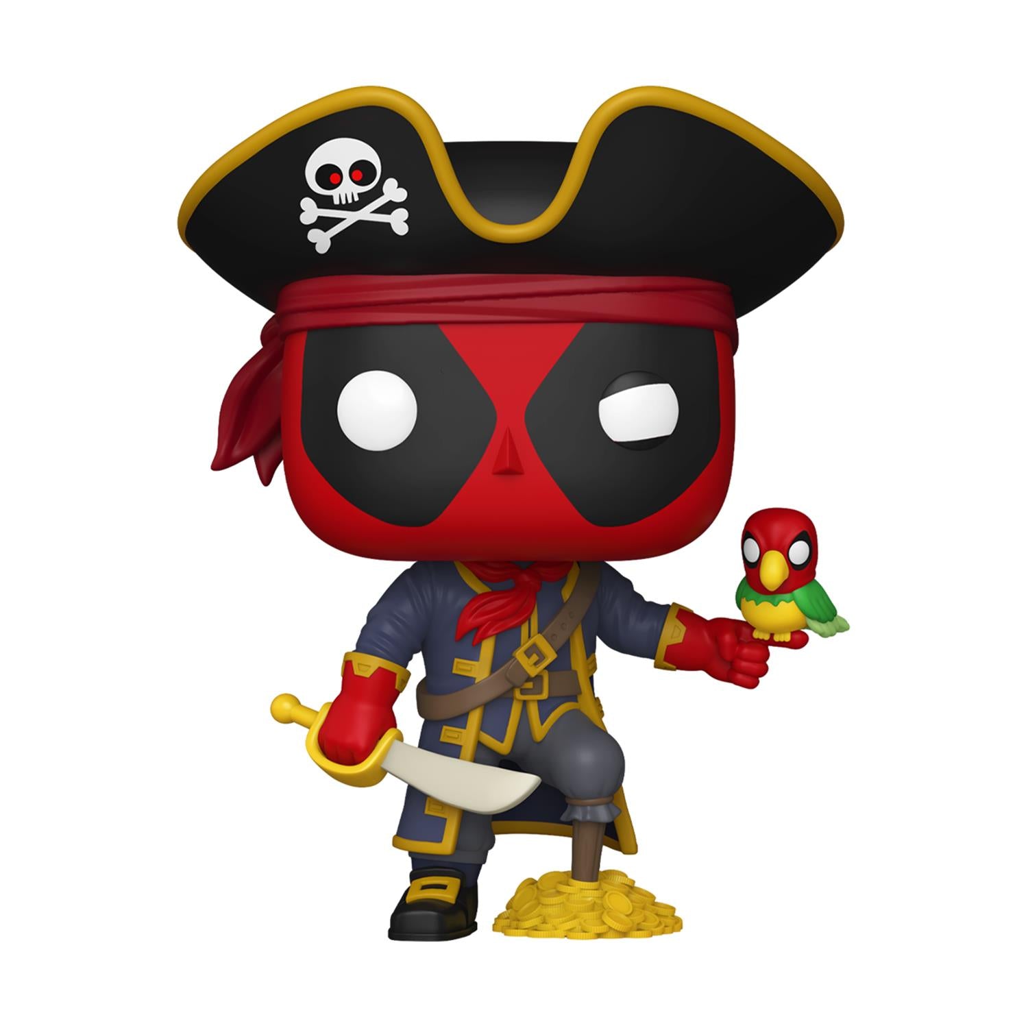 Funko Pop! Plus: Deadpool - Deadpool as Long John Silver #1493 Bobble-Head Vinyl Figure