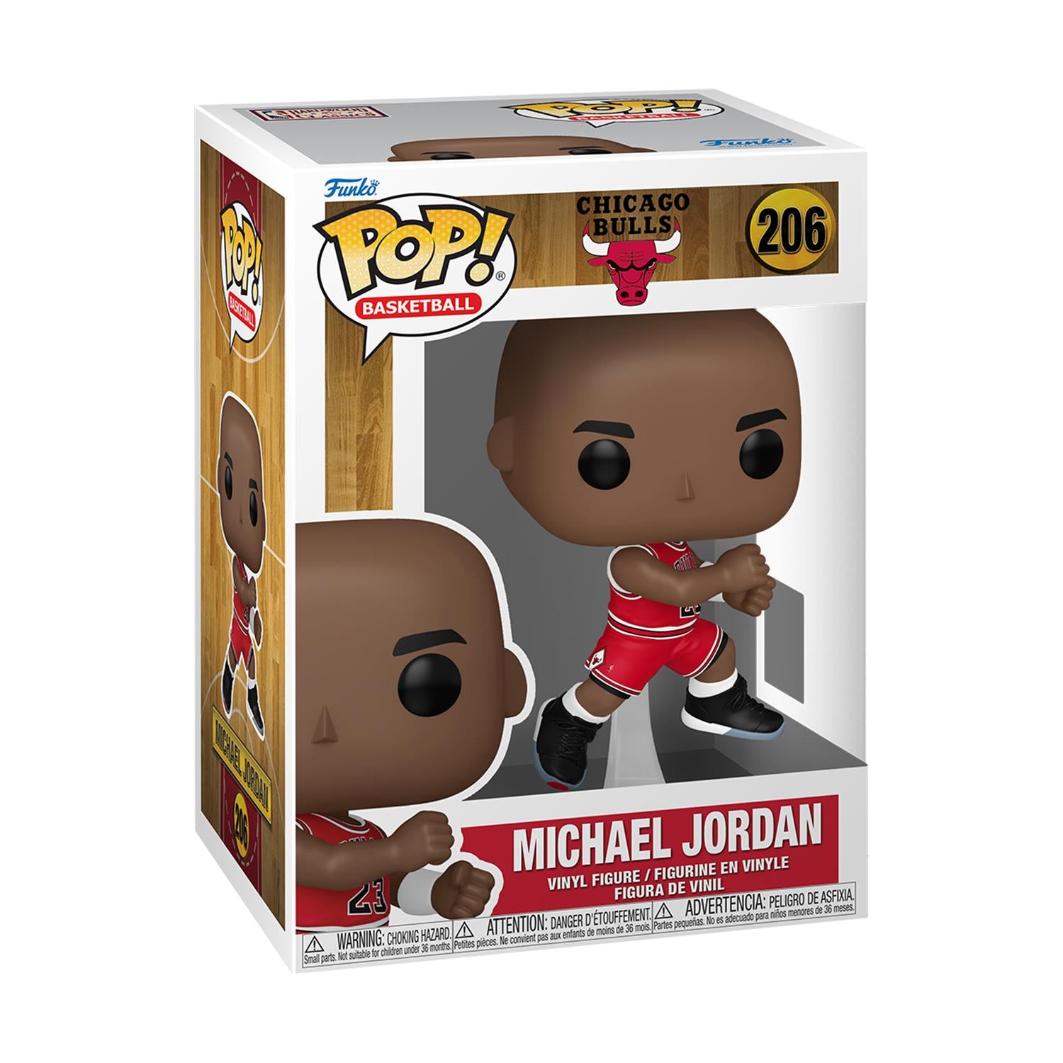 Funko Pop! Basketball: Chicago Bulls - Michael Jordan('89) "The Shot" #206 Vinyl Figure