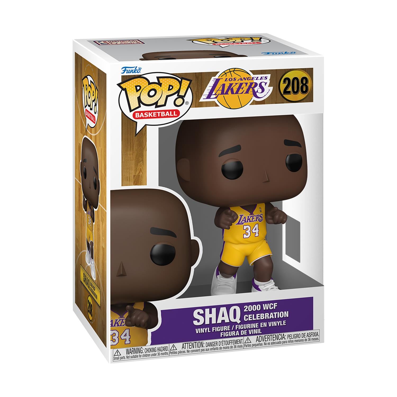 Funko Pop! NBA: Los Angeles Lakers - Shaq 2000 WCF Celebration #208 Vinyl Figure