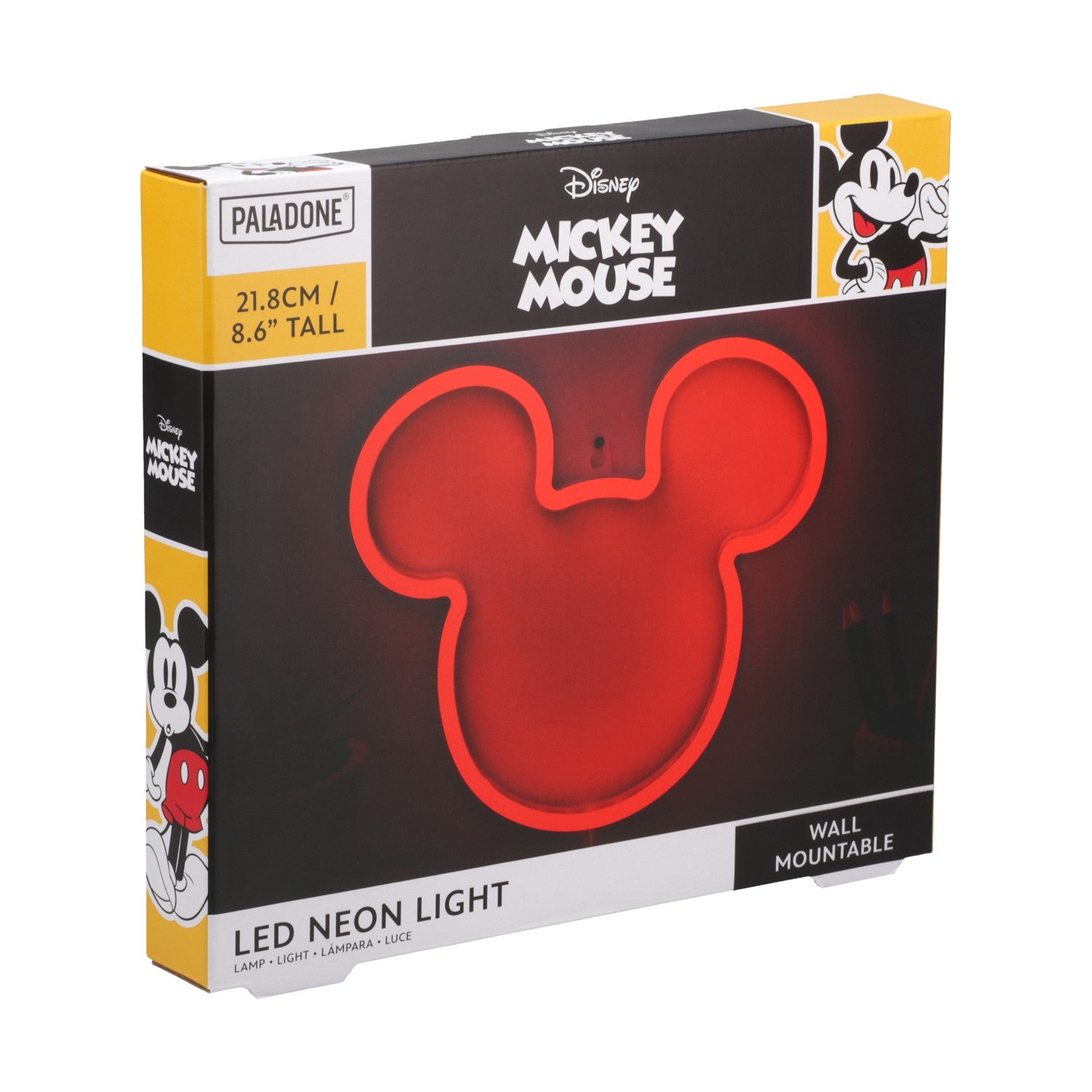 Paladone: Disney - Mickey Wall Mountable LED Neon Light (PP12621DSCVN) - Sunday Habit