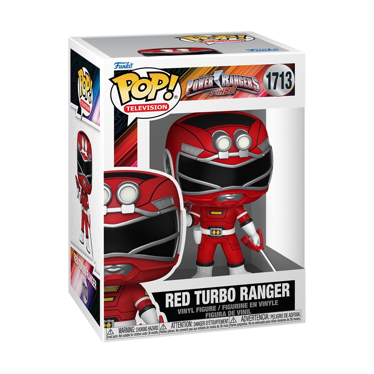 Funko Pop! Television: Power Rangers Turbo - Red Turbo Ranger #1713 Vinyl Figure