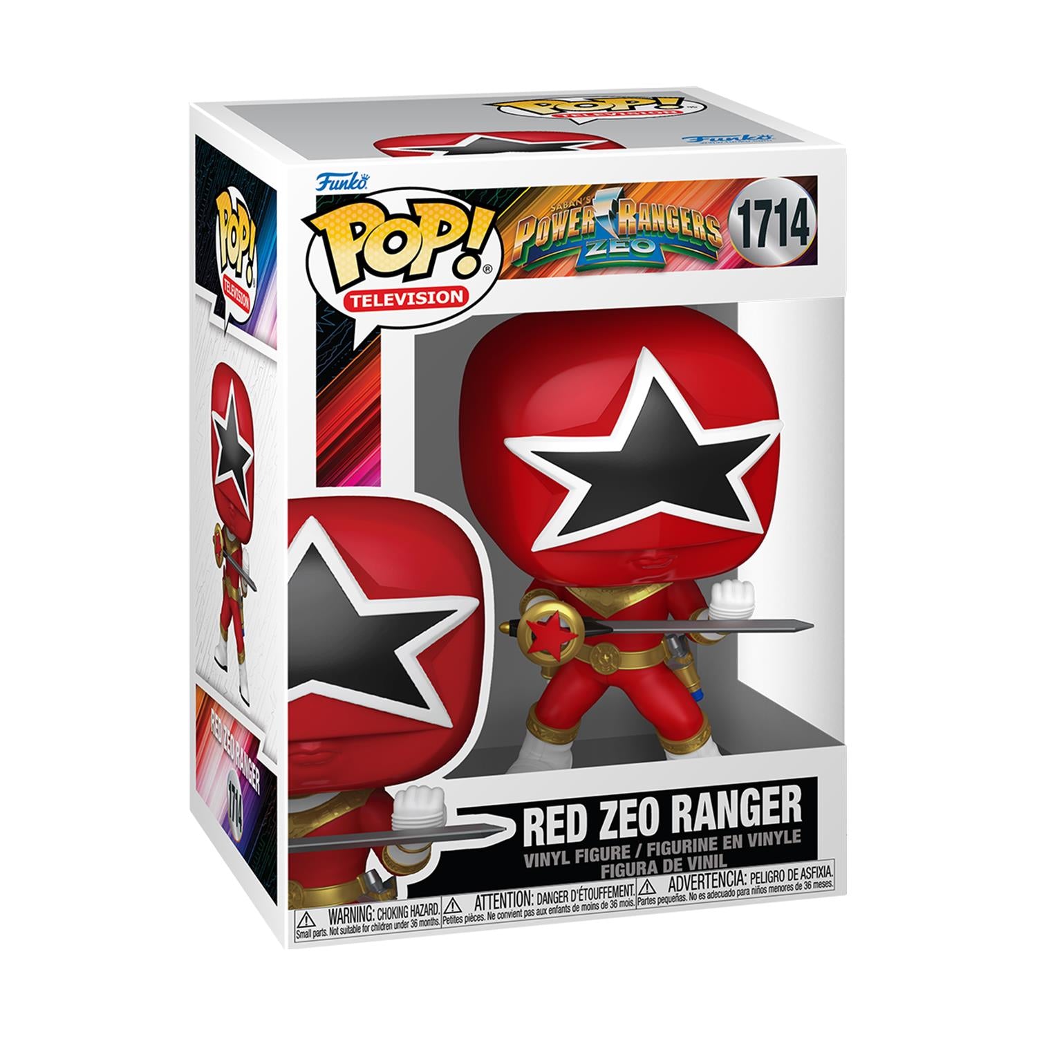 Funko Pop! Television: Power Rangers Zeo - Red Zeo Ranger #1714 Vinyl Figure