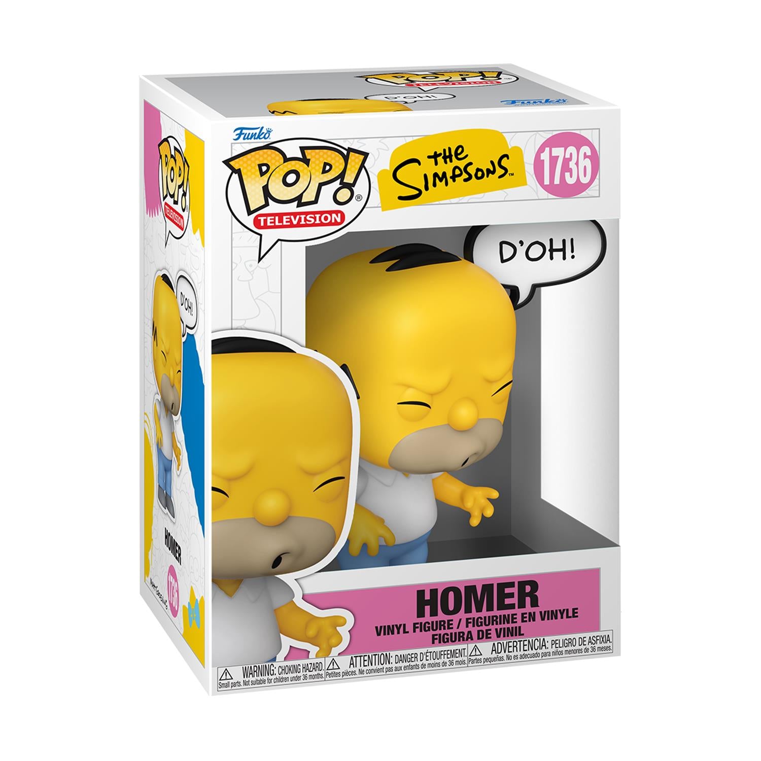 Funko Pop! Television: The Simpsons - Homer #1736 Vinyl Figure