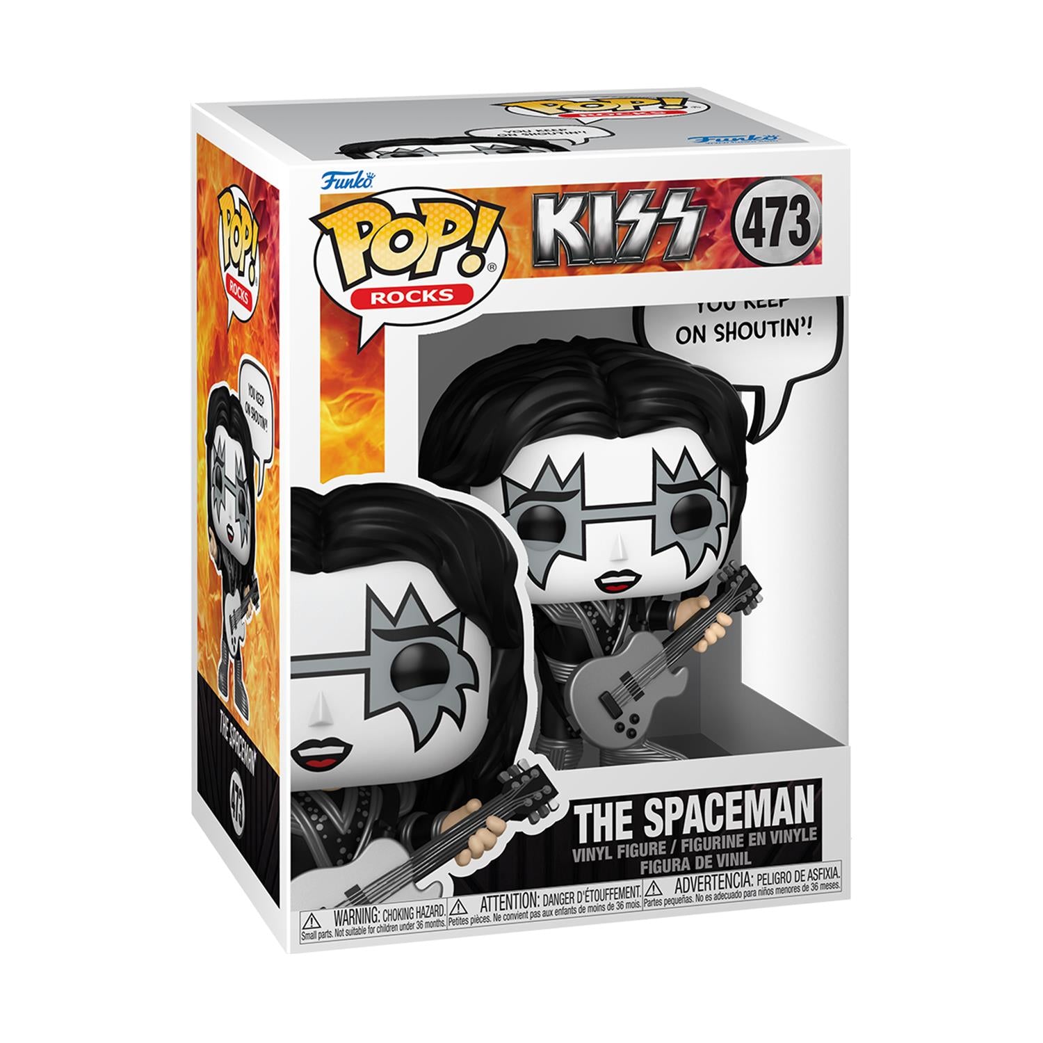 Funko Pop! Rocks: Kiss - The Spaceman (Rock & Roll All Night) #473 Vinyl Figure