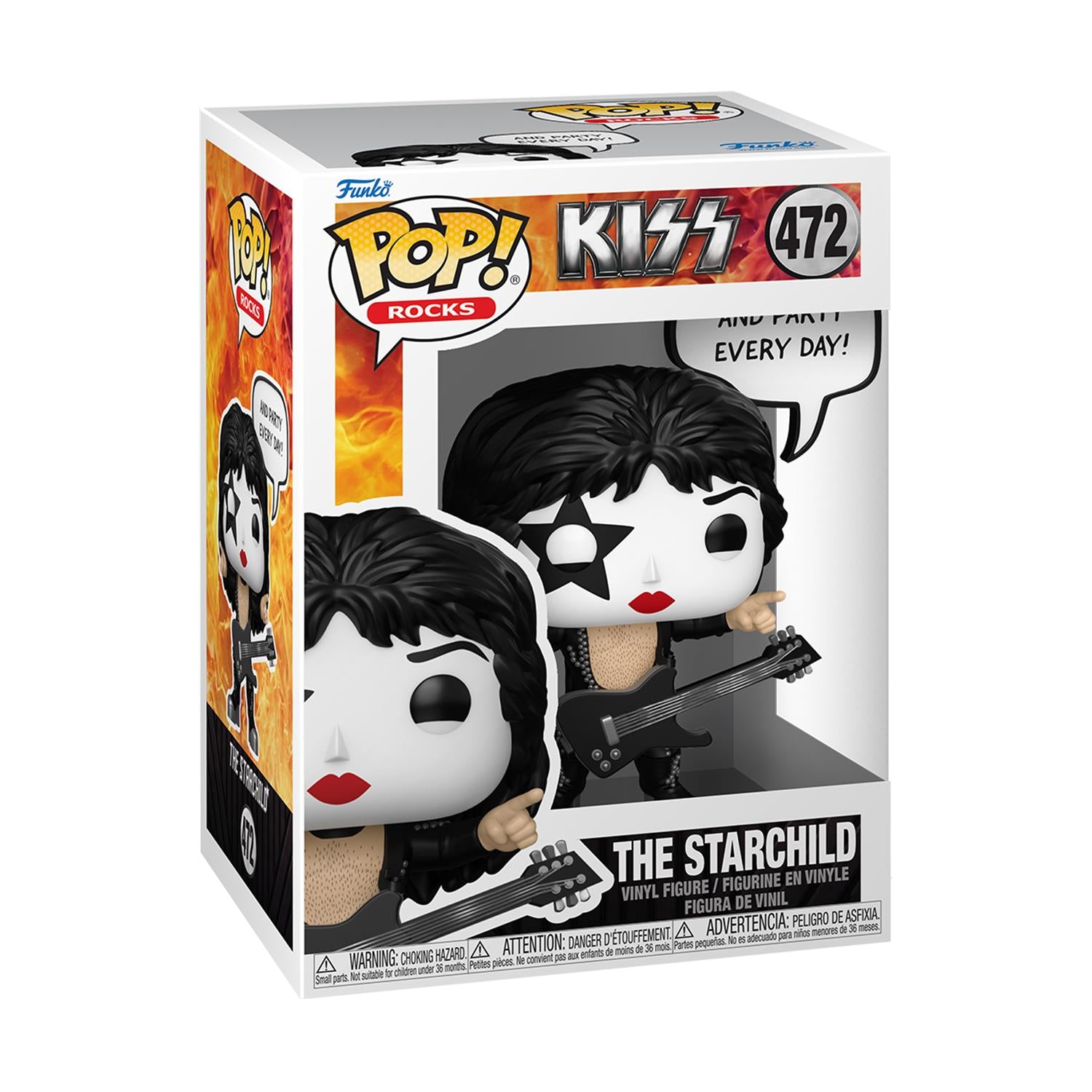 Funko Pop! Rocks: Kiss - The Starchild (Rock & Roll All Night) #472 Vinyl Figure