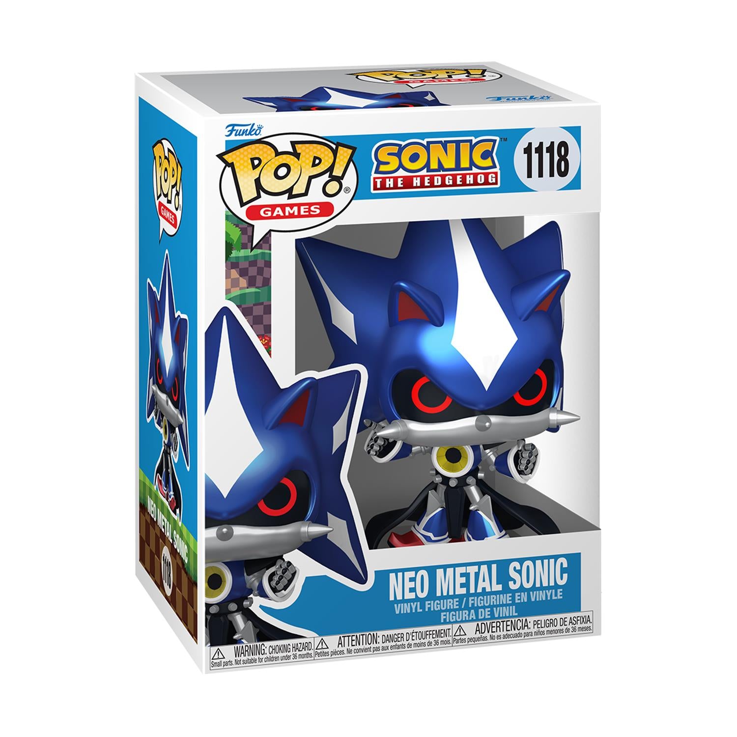 Funko Винил Фигура Sonic The Hedgehog Neo Metal Sonic 1118 - Sunday Habit