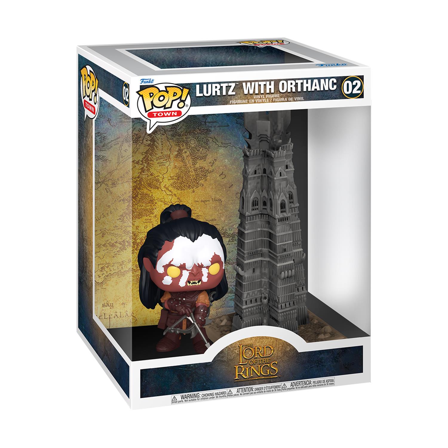 Funko Pop! Town: The Lord of the Rings - Lurtz (with Tower) #02 Vinyl Figure